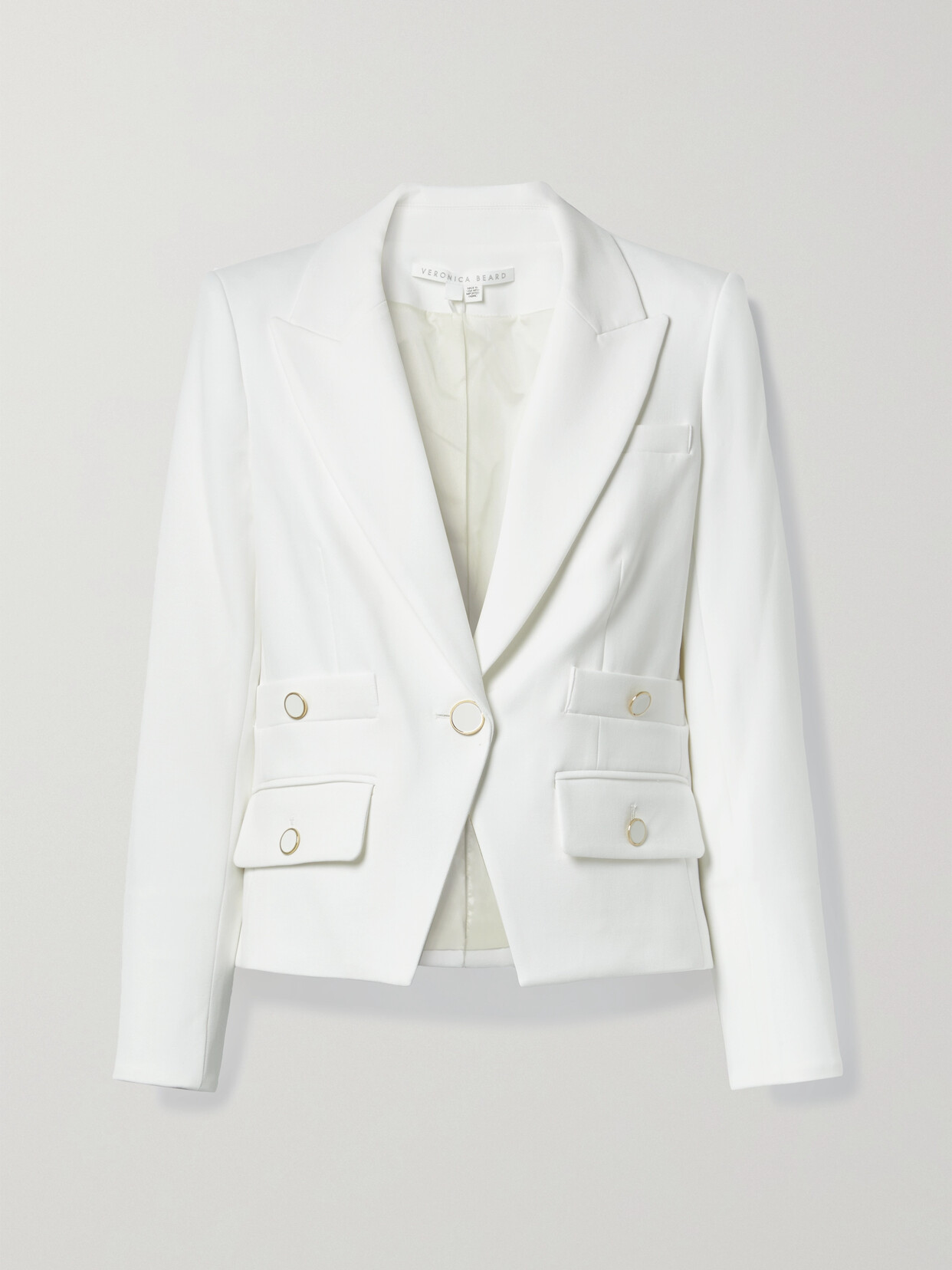 Veronica Beard - Roya Dickey Stretch-cady Blazer - Off-white