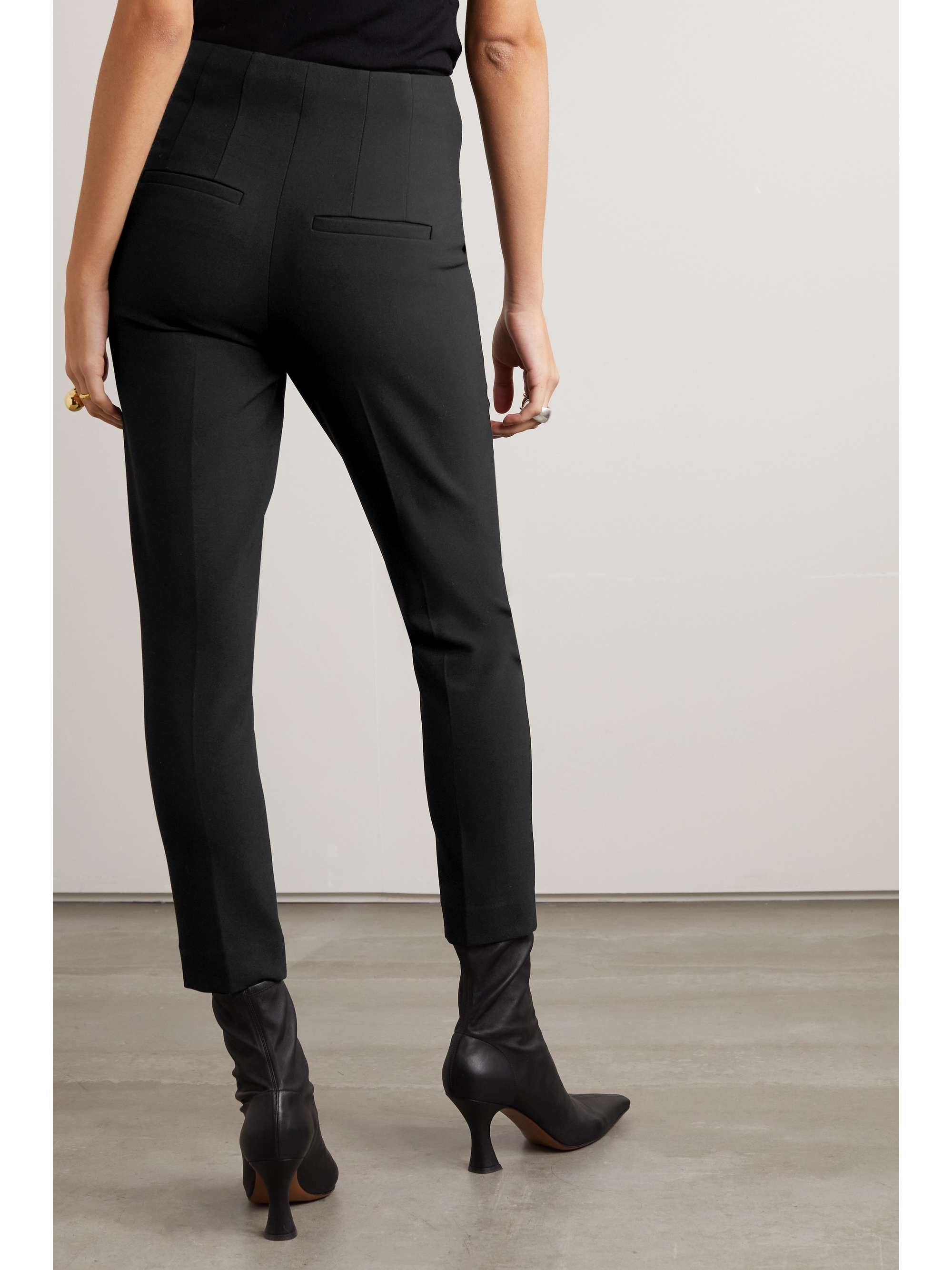 VERONICA BEARD Alton Hose mit schmalem Bein aus Crêpe
