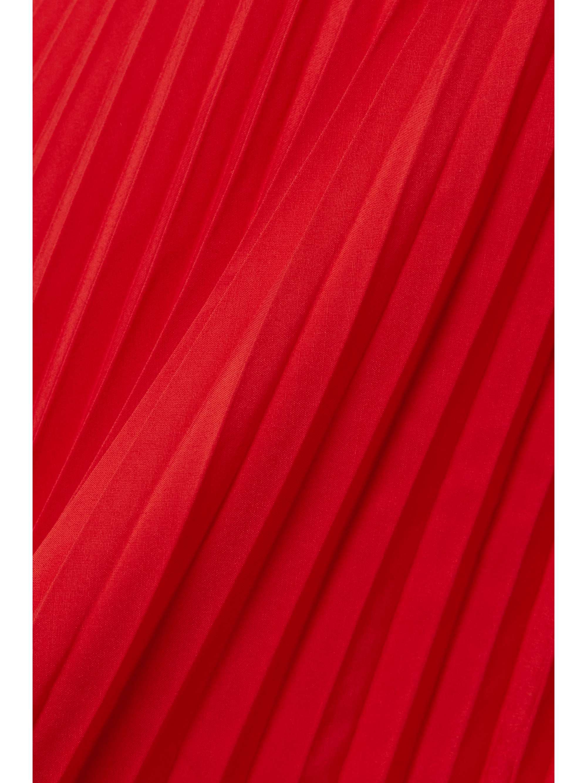 REBECCA VALLANCE Magdalena open-back satin midi dress