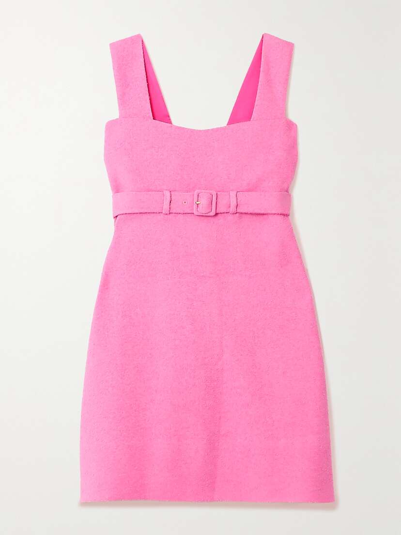 Patou Belted Terry Mini Dress