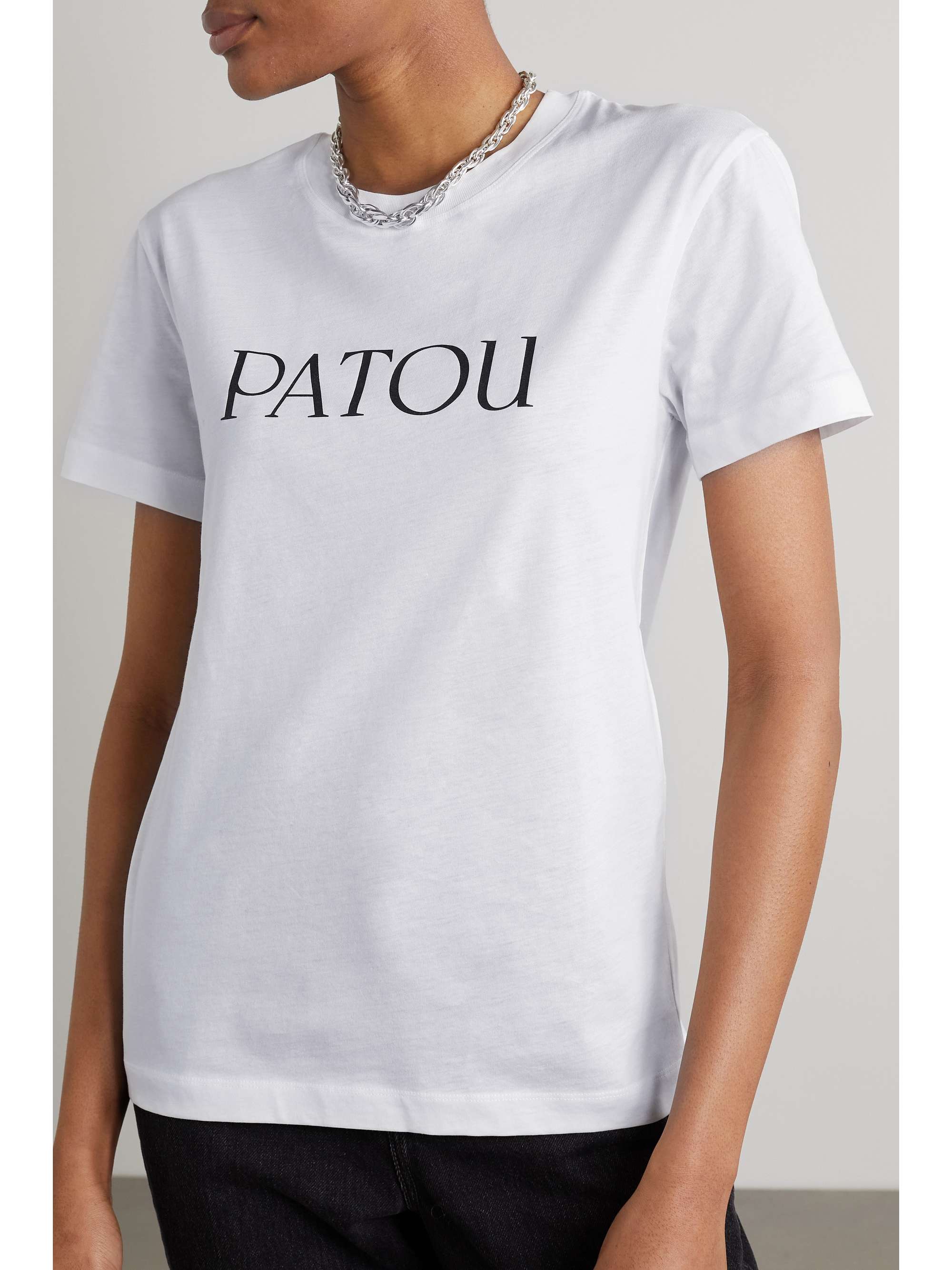 PATOU Essential cotton-jersey T-shirt