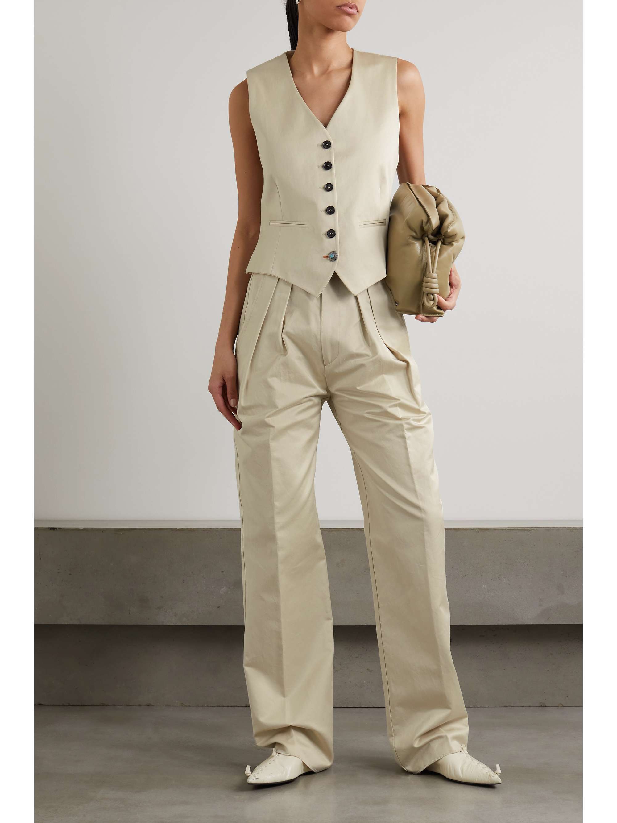 FORTELA Demi cotton-twill vest