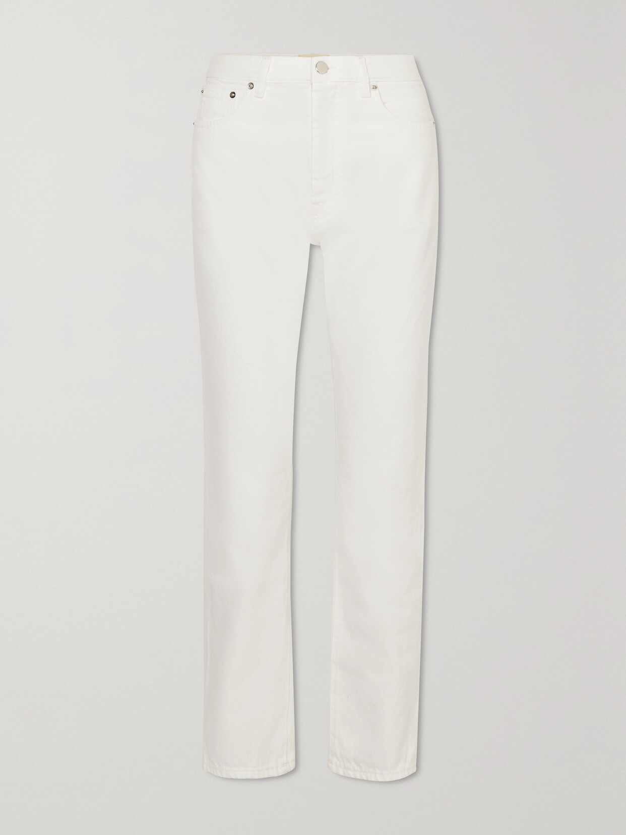 LOULOU STUDIO - Wular High-rise Straight-leg Jeans - Ivory