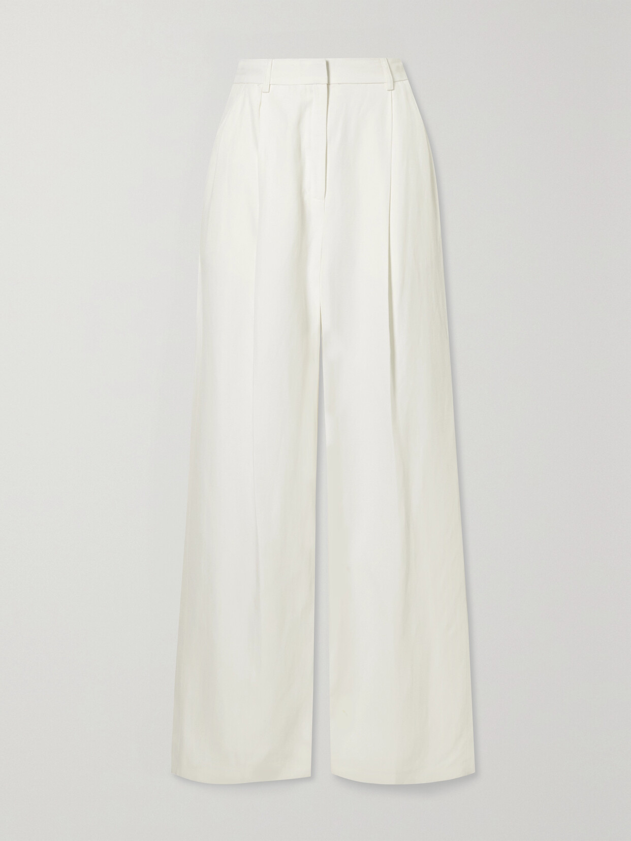 LOULOU STUDIO - Cadar Twill Wide-leg Pants - Ivory