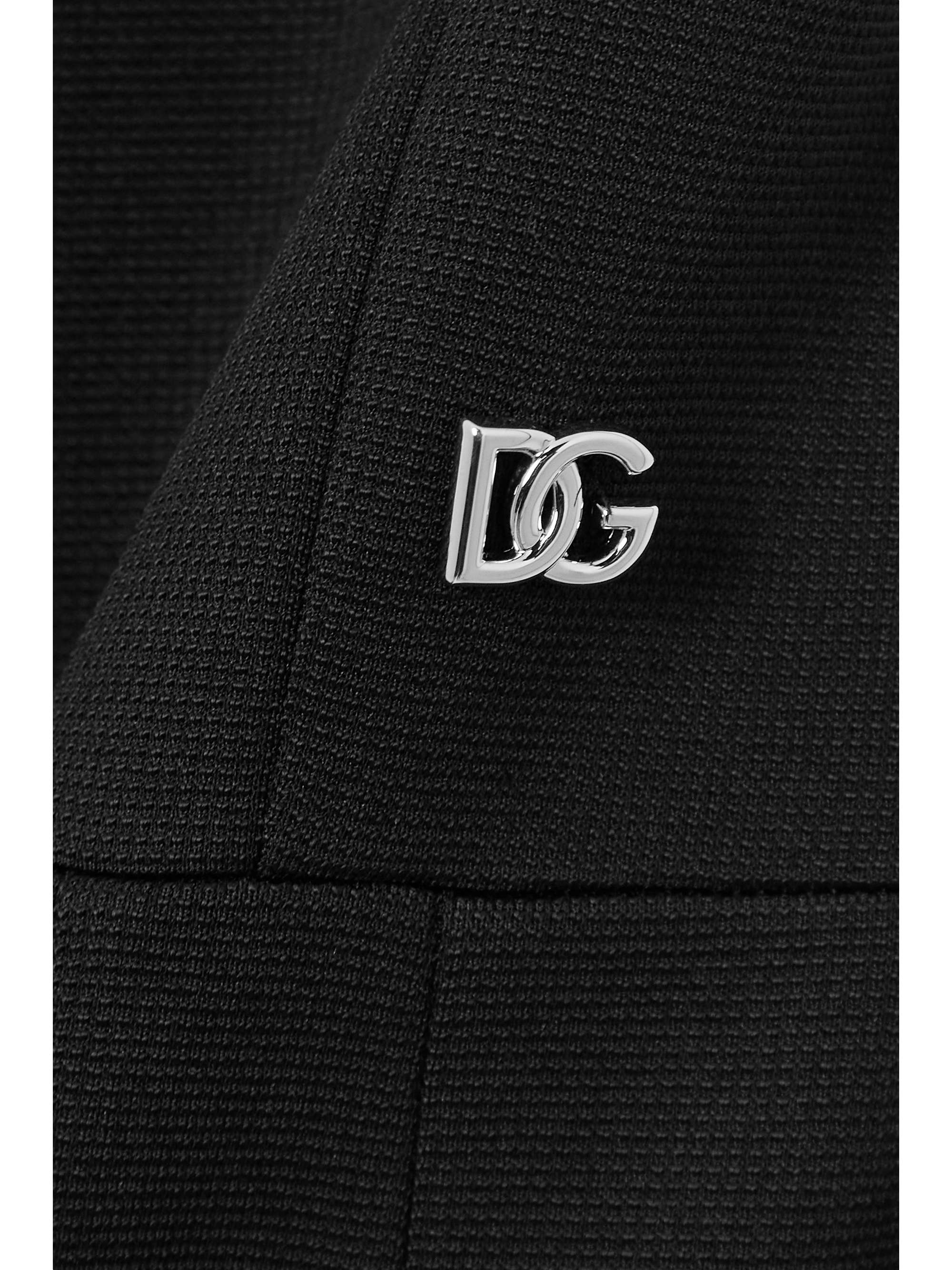 DOLCE & GABBANA Embellished stretch-jersey mini dress
