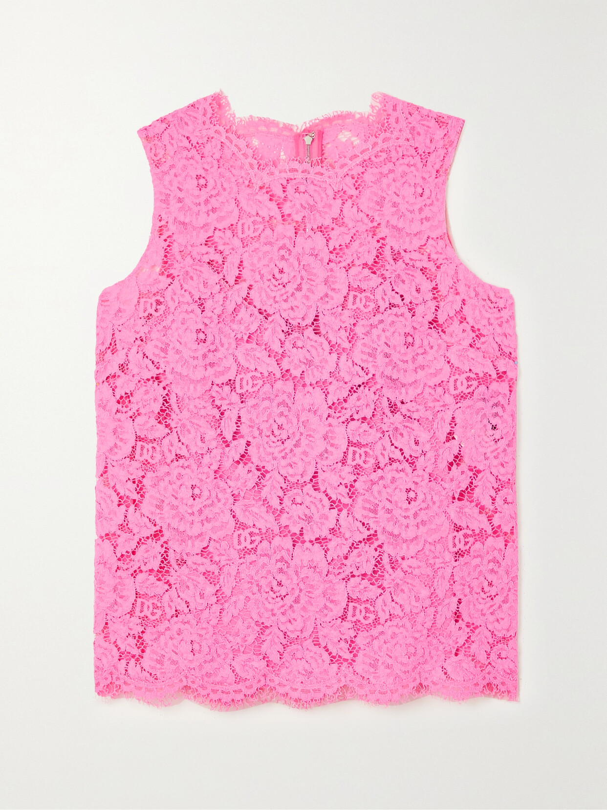 Dolce & Gabbana - Corded Lace Top - Pink