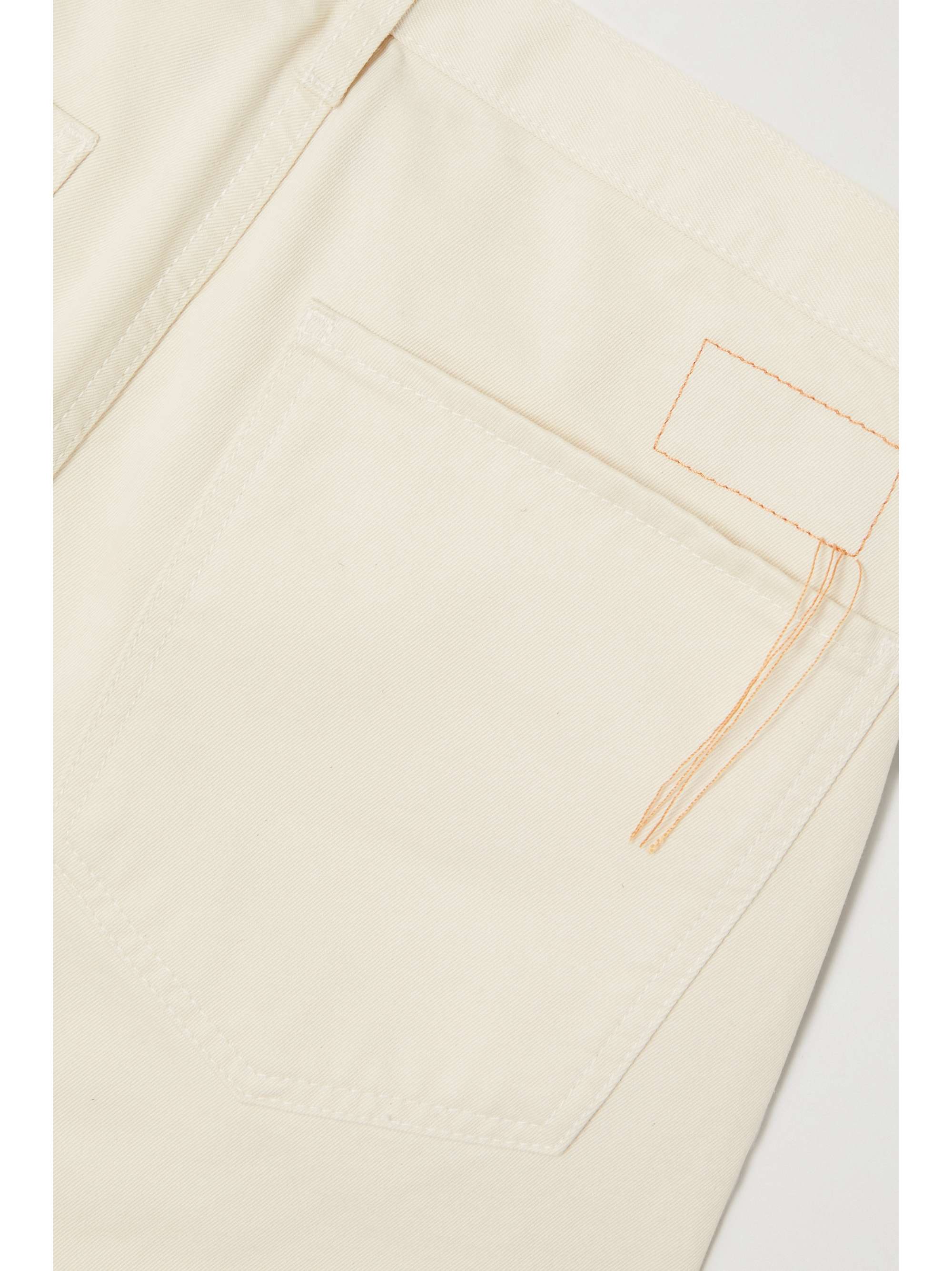FORTELA Embroidered mid-rise straight-leg jeans