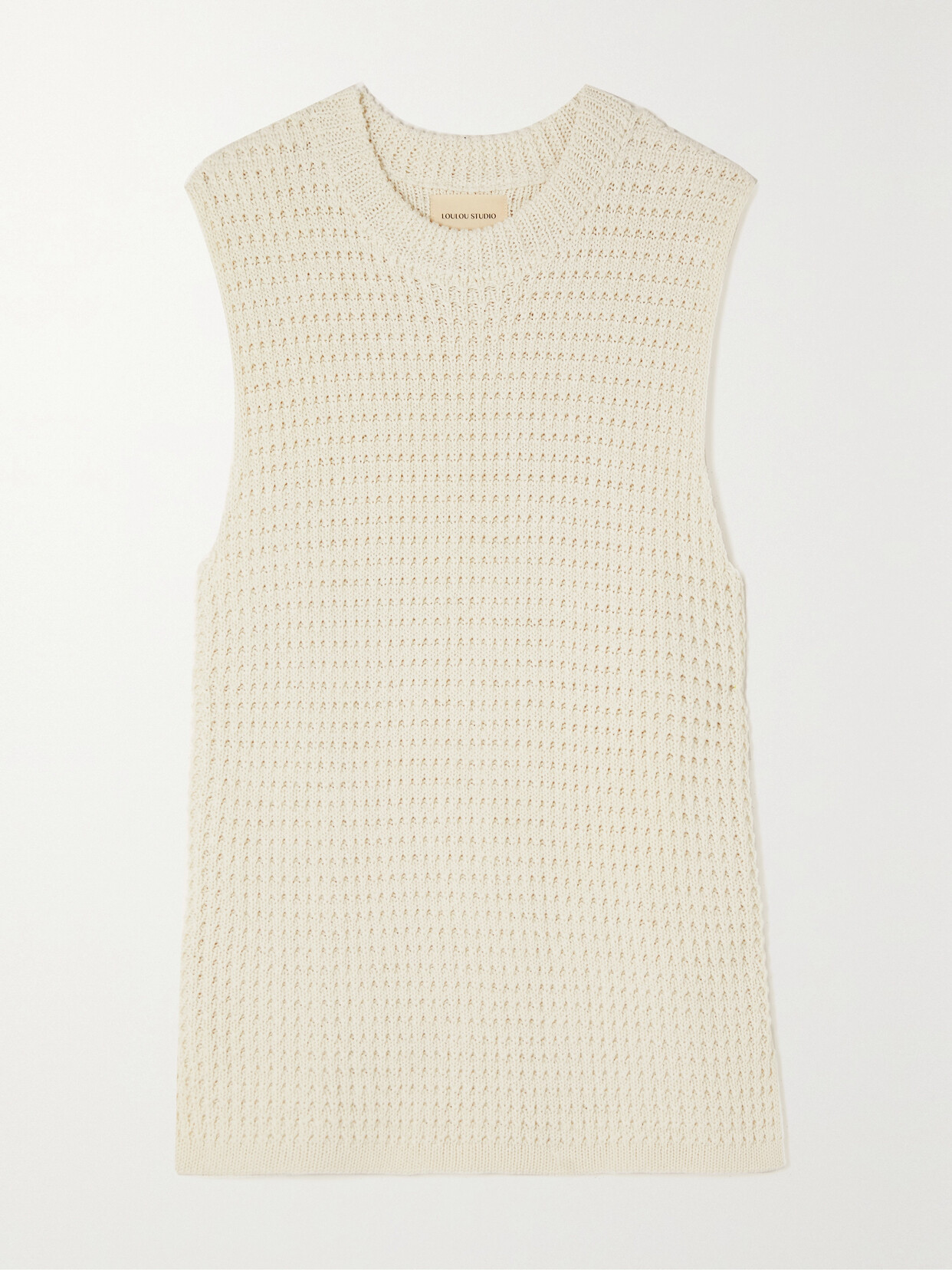 LOULOU STUDIO - Awara Cotton Tank - Ivory