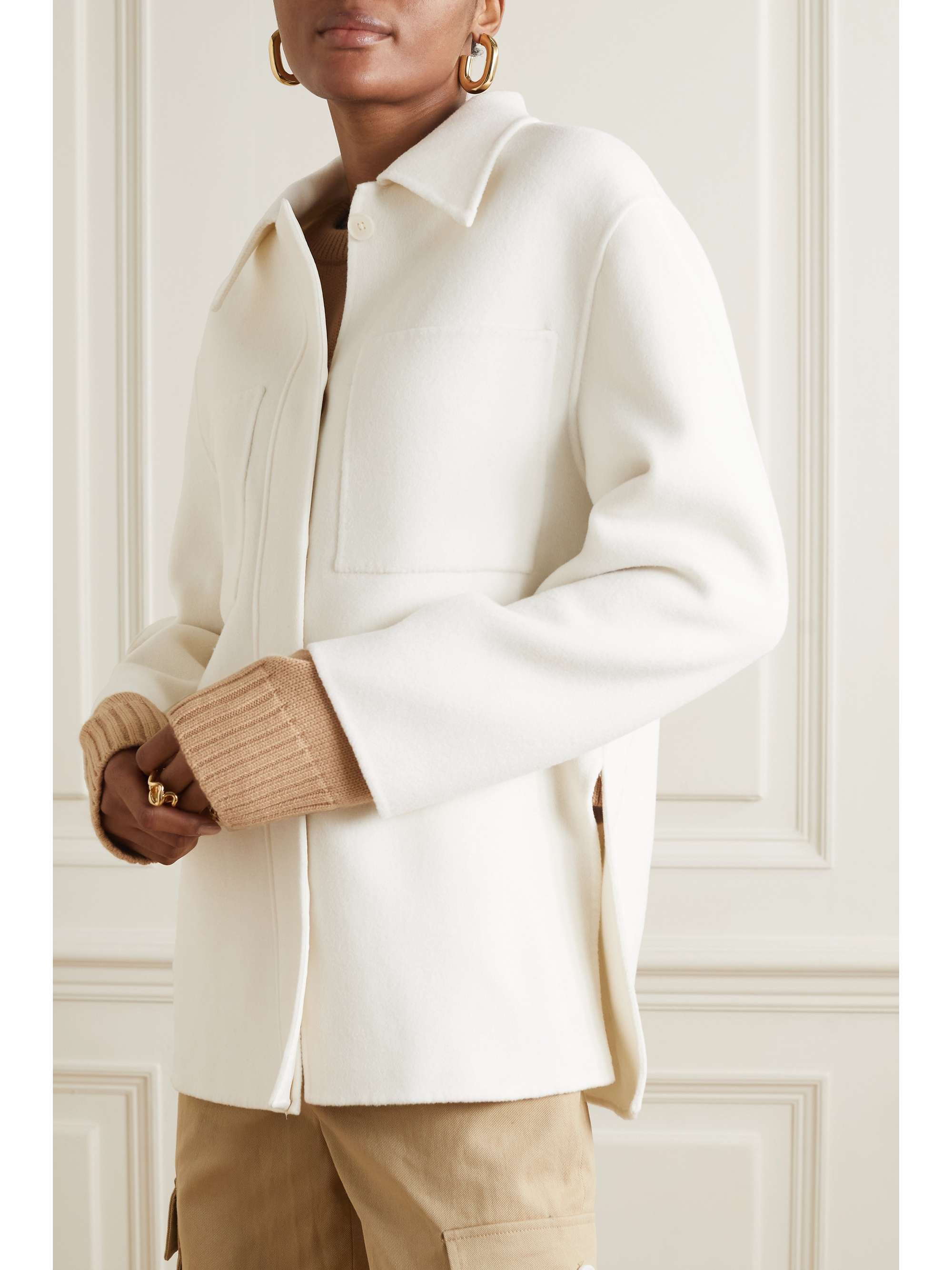 LOULOU STUDIO Riva wool and cashmere-blend felt jacket