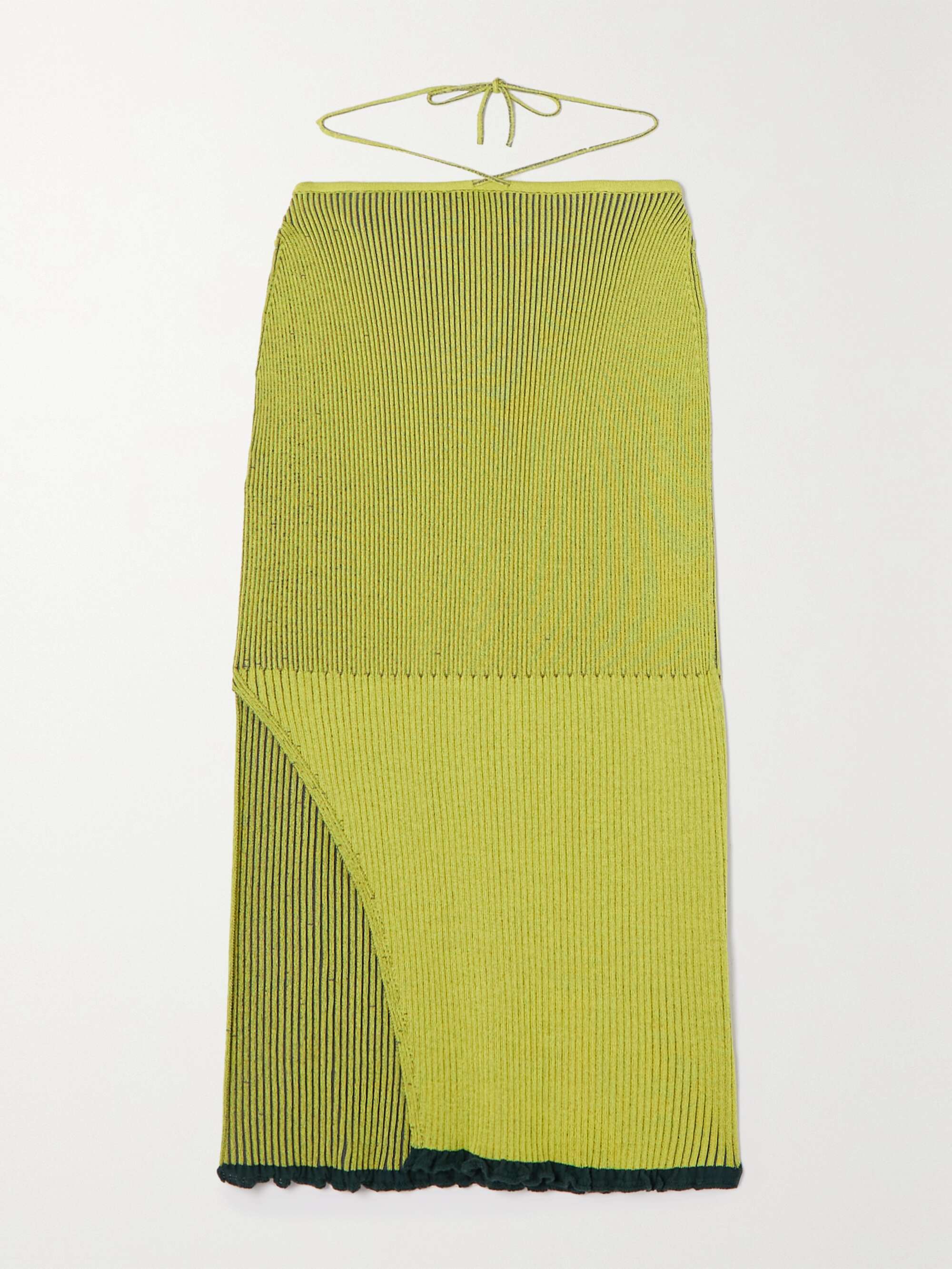 Zara knit skirt with tie detail cheap