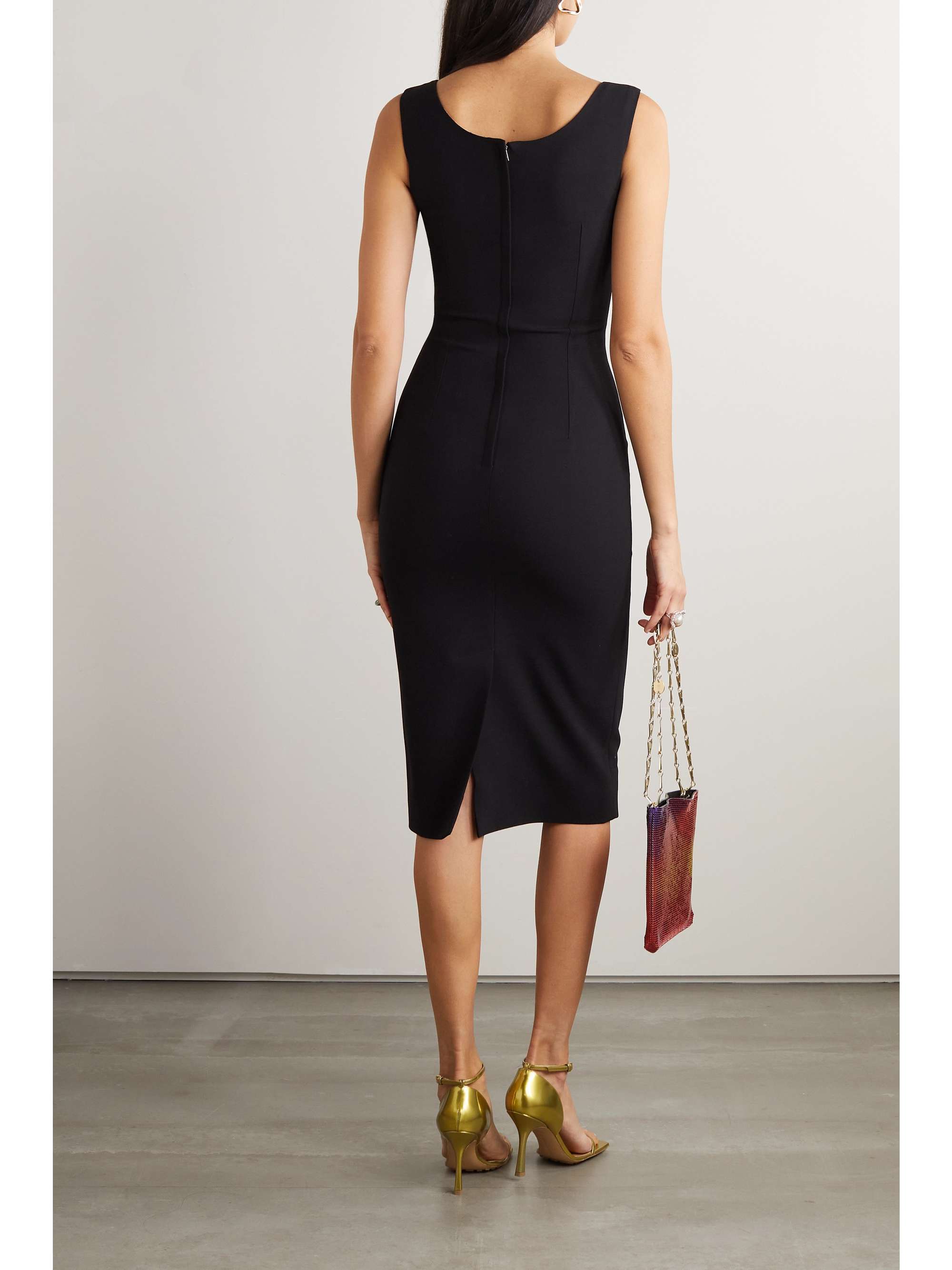 DOLCE & GABBANA Wool-blend midi dress
