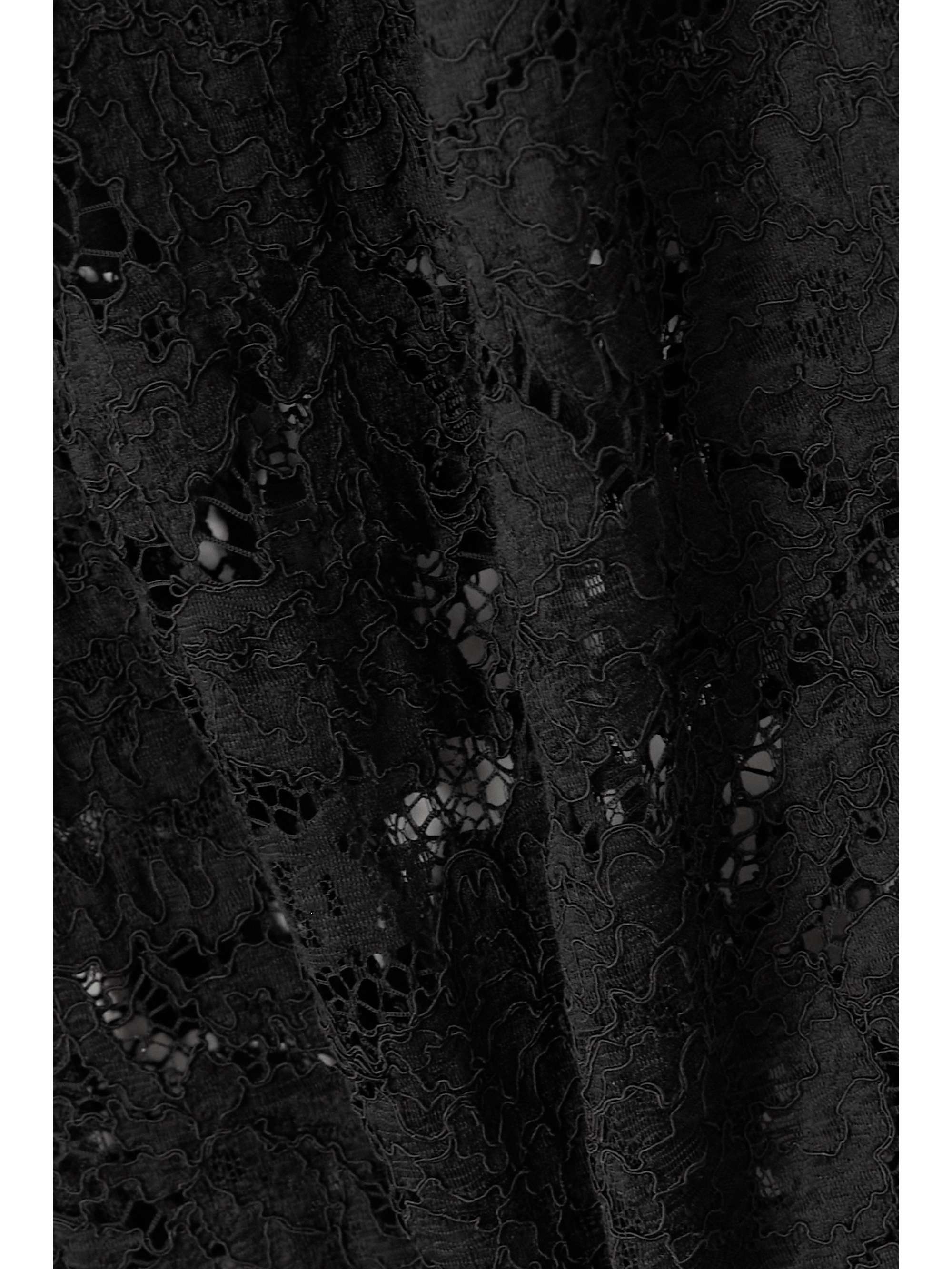 DOLCE & GABBANA Scalloped stretch-lace straight-leg pants
