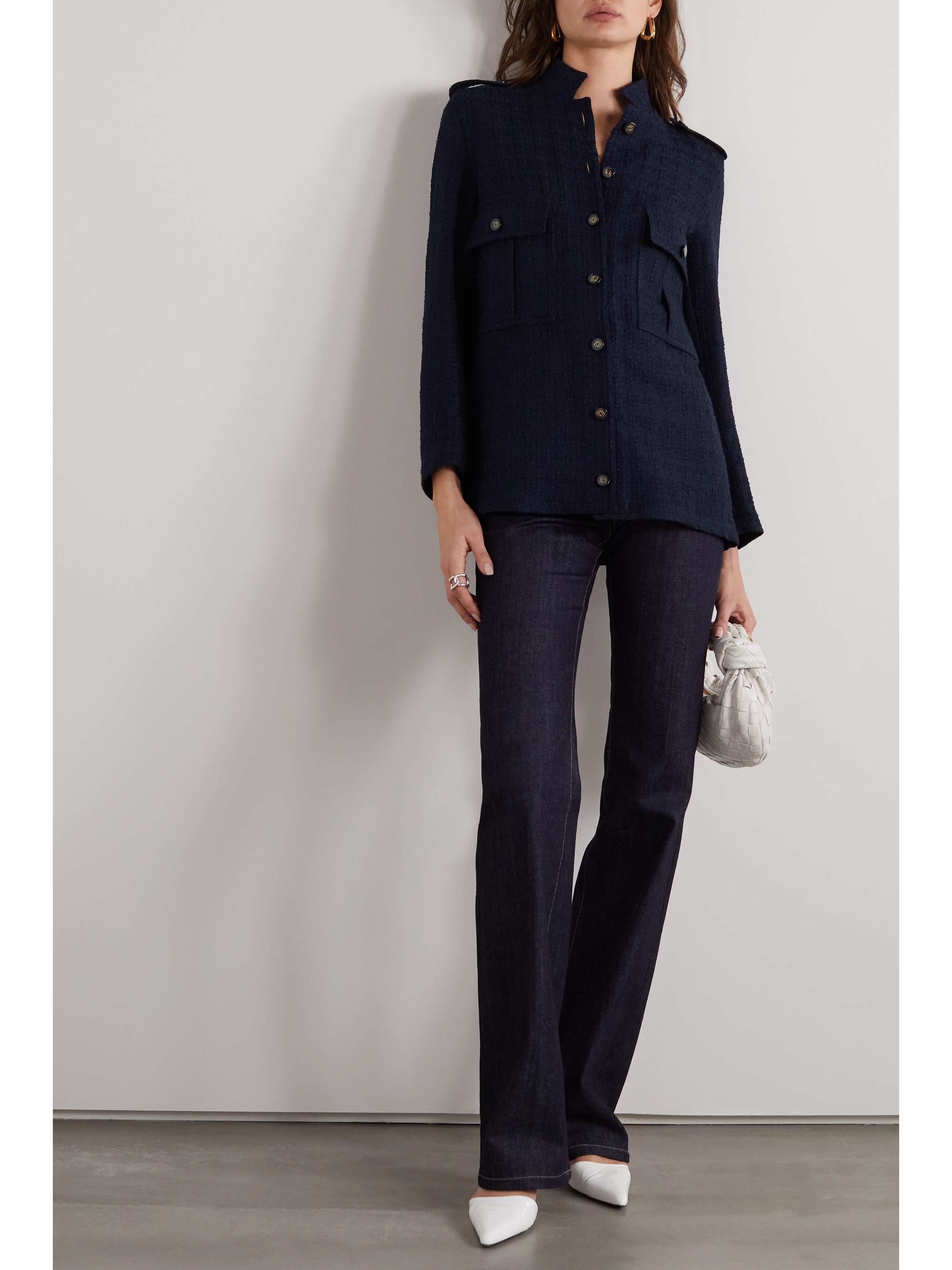 GIULIVA HERITAGE The Officer wool-blend bouclé jacket