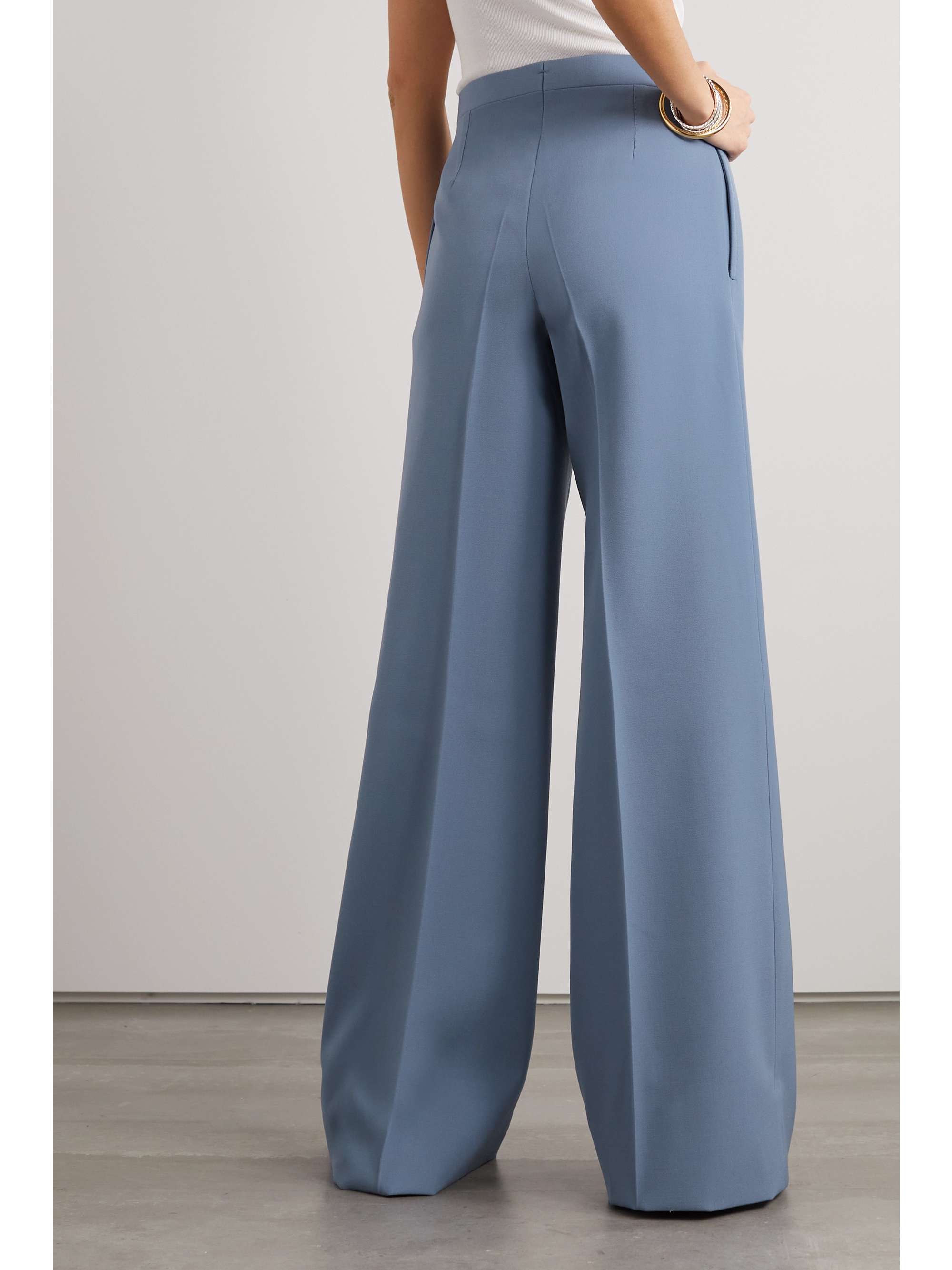 GIULIVA HERITAGE The Leila wool-drill wide-leg pants
