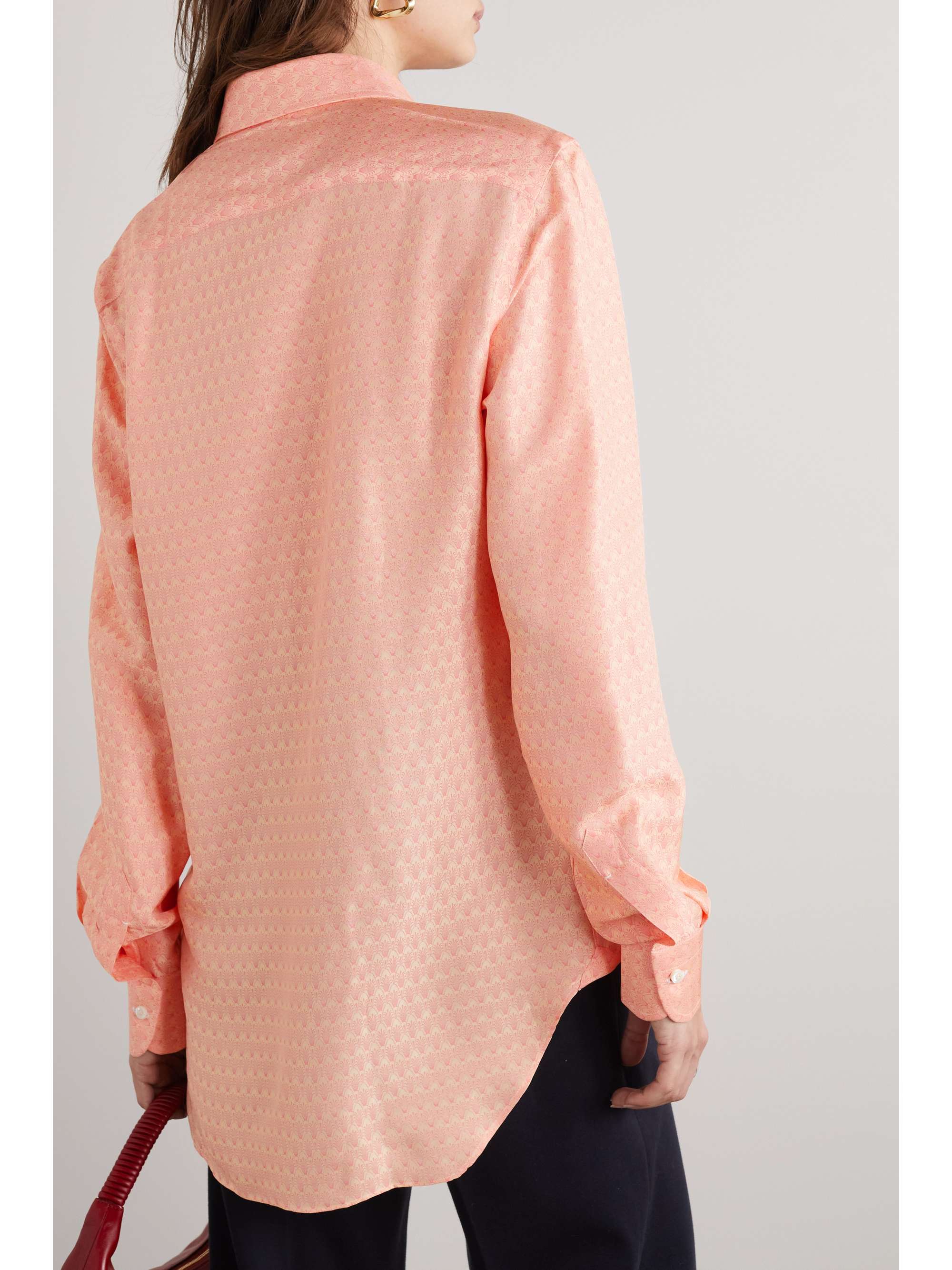 GIULIVA HERITAGE The Husband printed silk-satin shirt