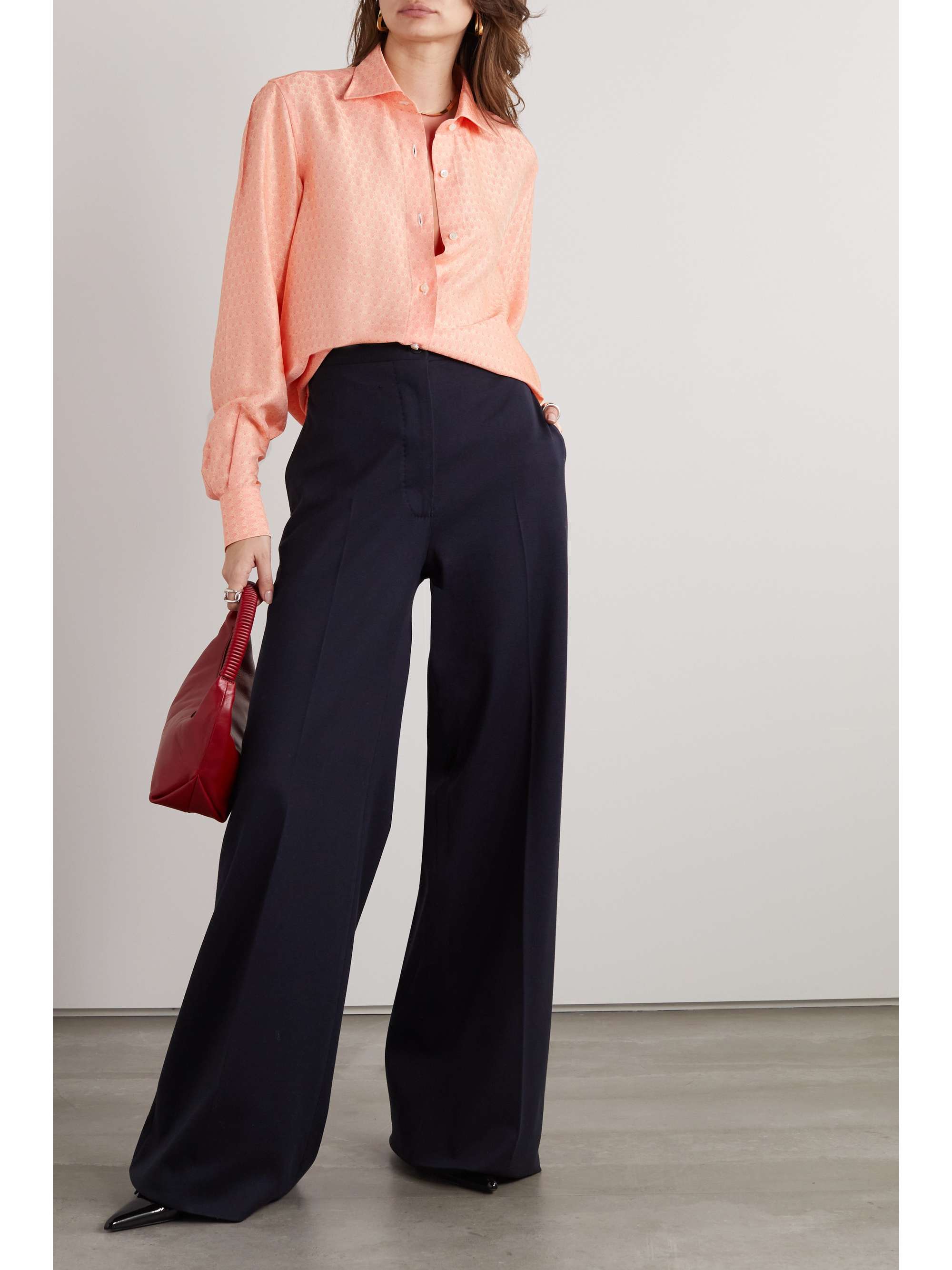 GIULIVA HERITAGE The Husband printed silk-satin shirt