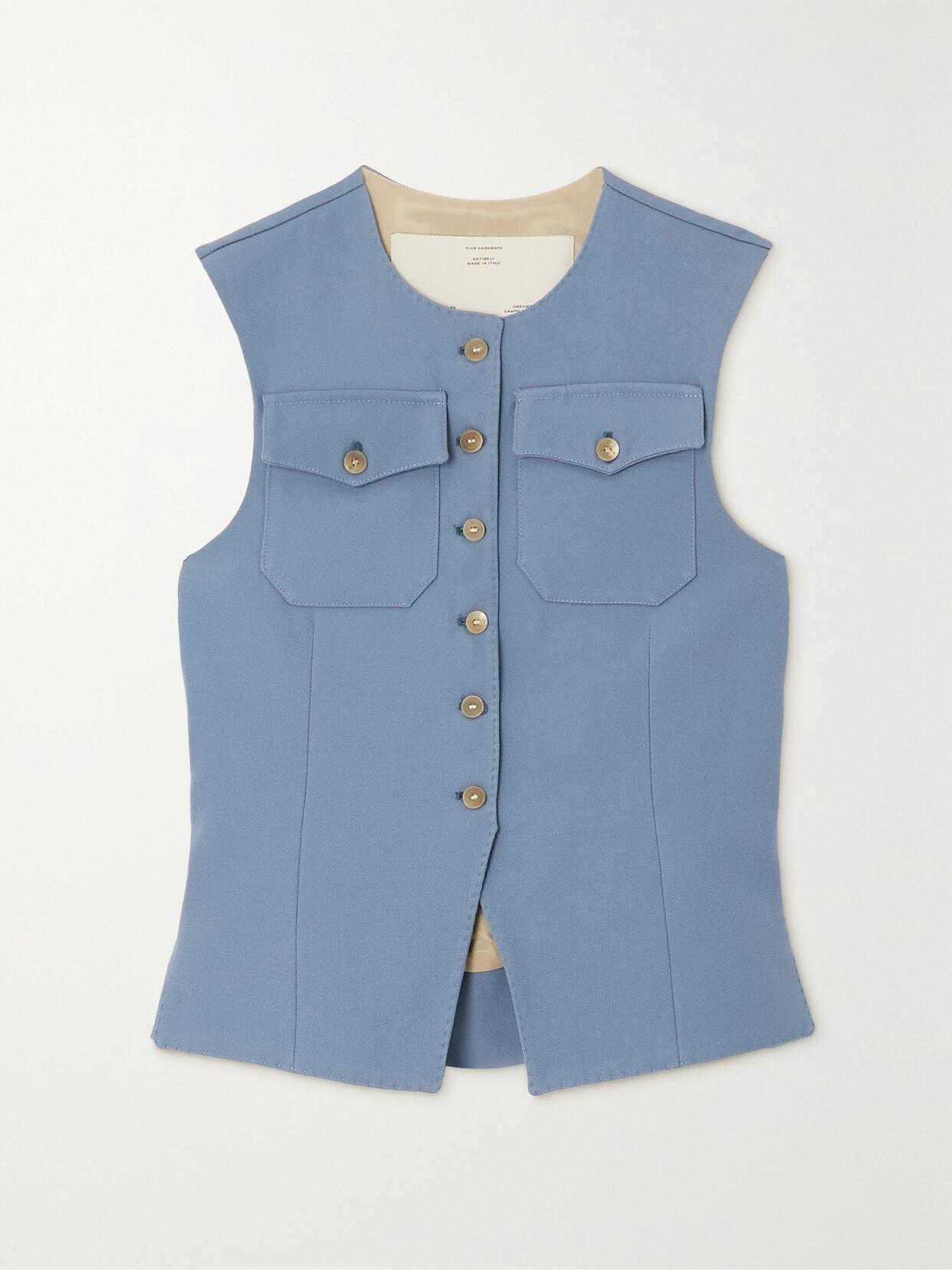 Jason Wu Collection The Lucia Wool-drill Vest - Blue