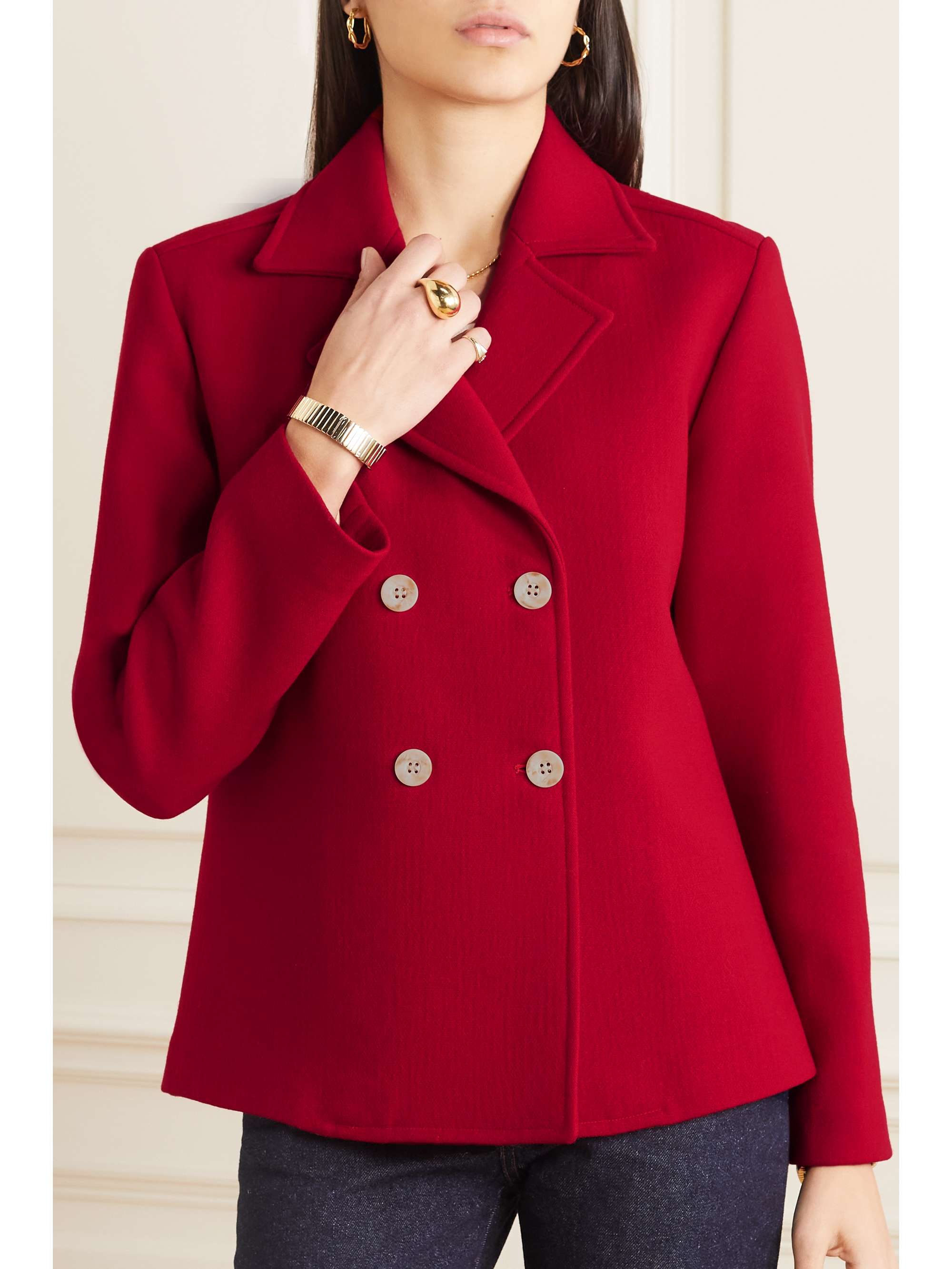 GIULIVA HERITAGE The Agata double-breasted wool jacket
