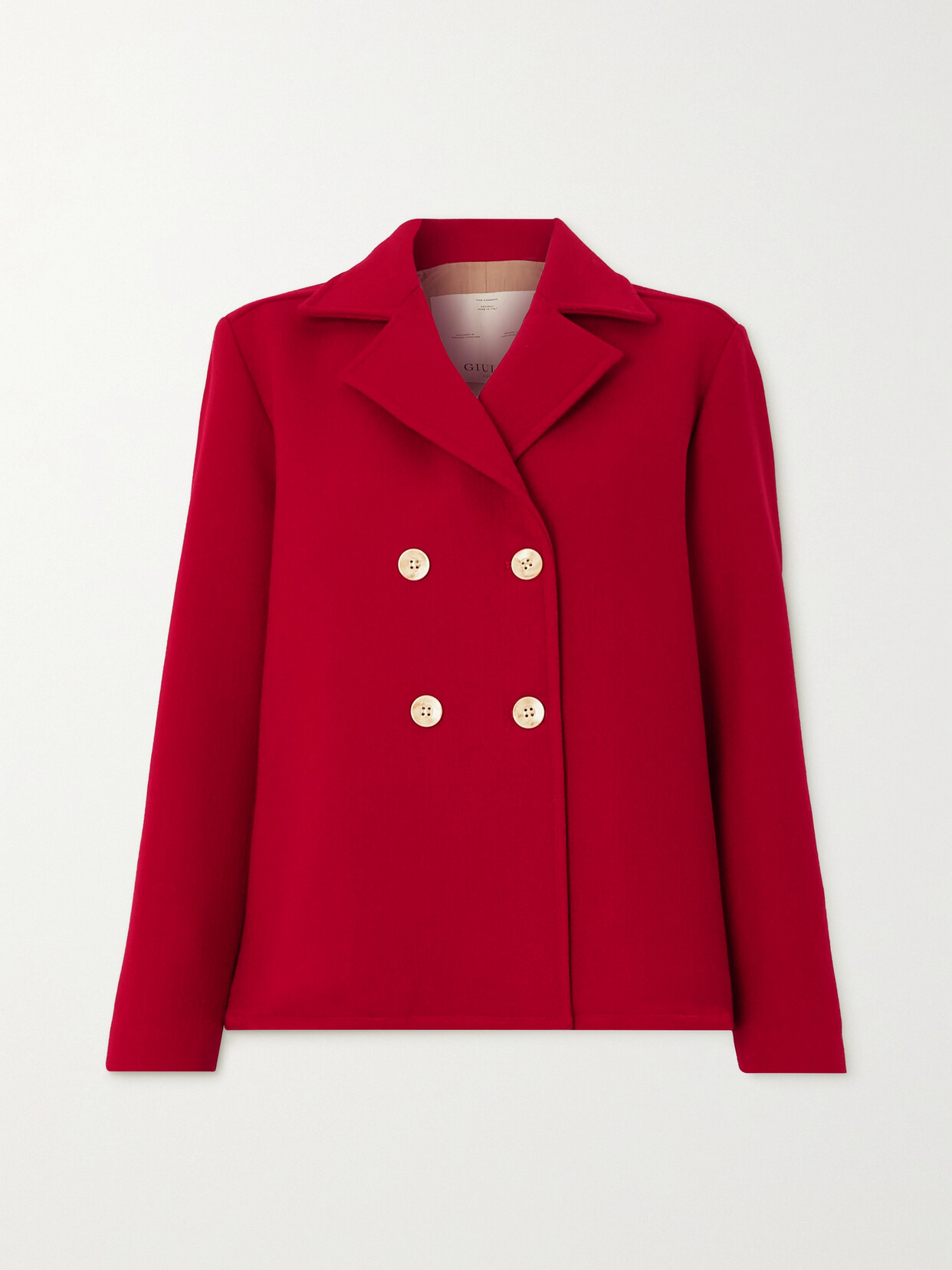 Jason Wu Collection The Agata Double-breasted Wool Jacket - Red