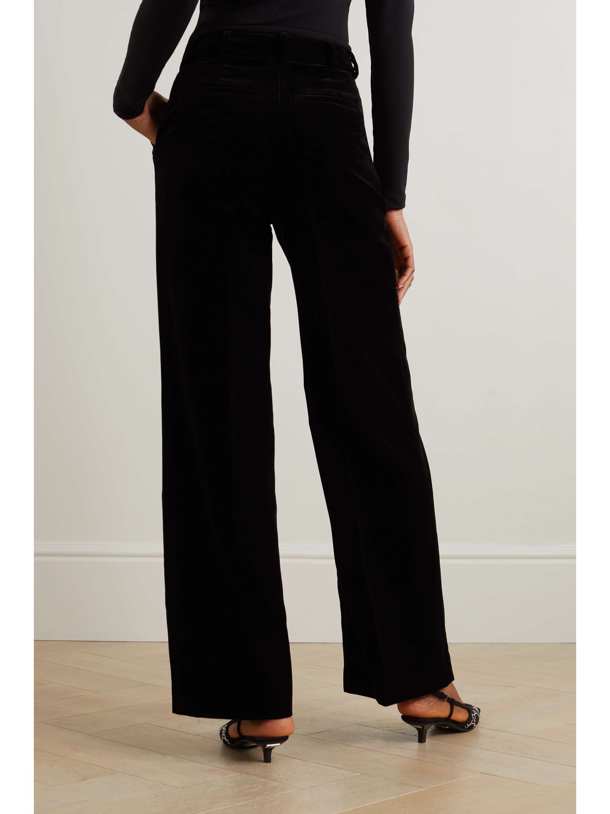 CEFINN The Taylor velvet wide-leg pants