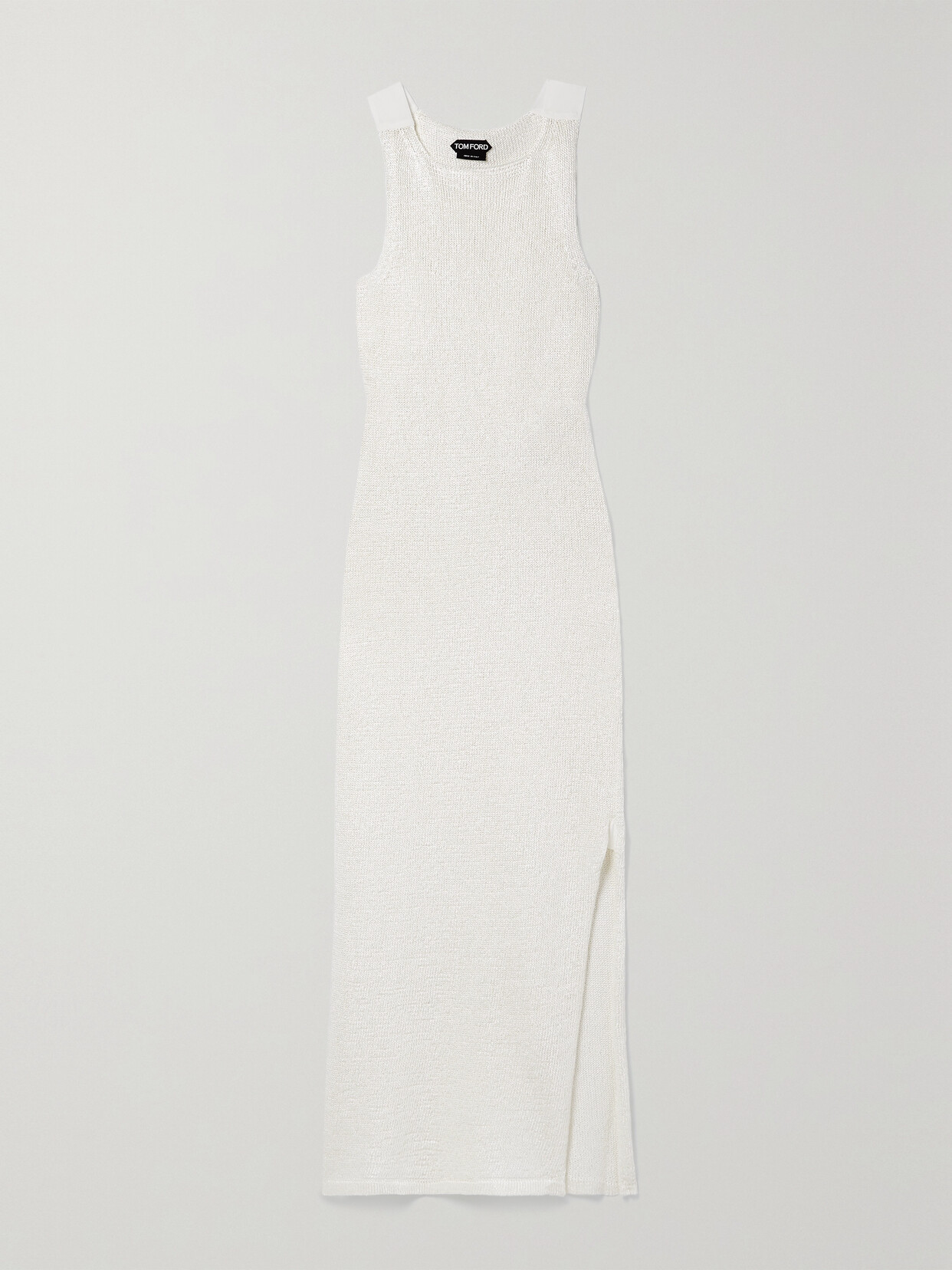 TOM FORD - Knitted Midi Dress - White