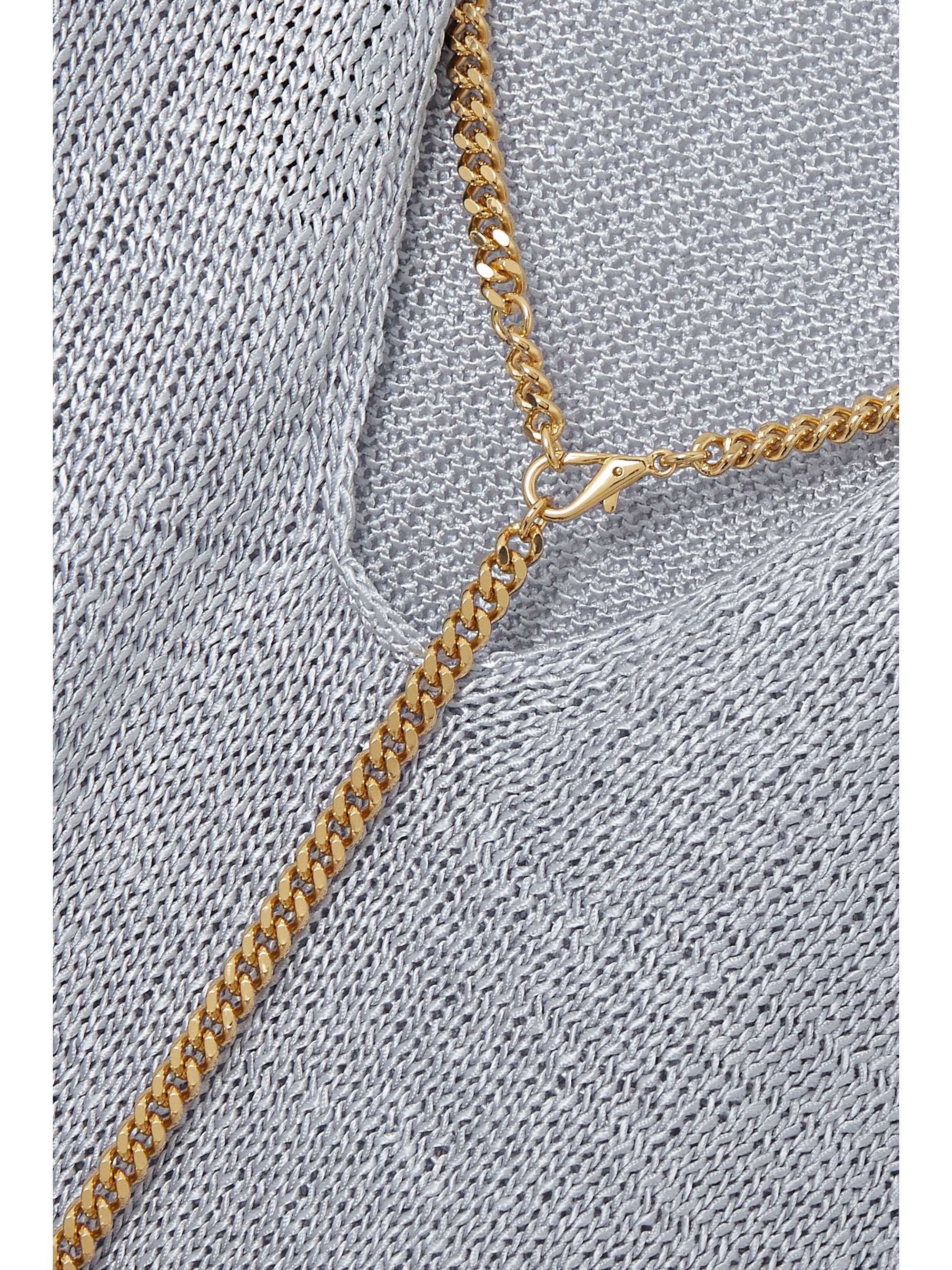 TOM FORD Chain-embellished open-back knitted mini dress