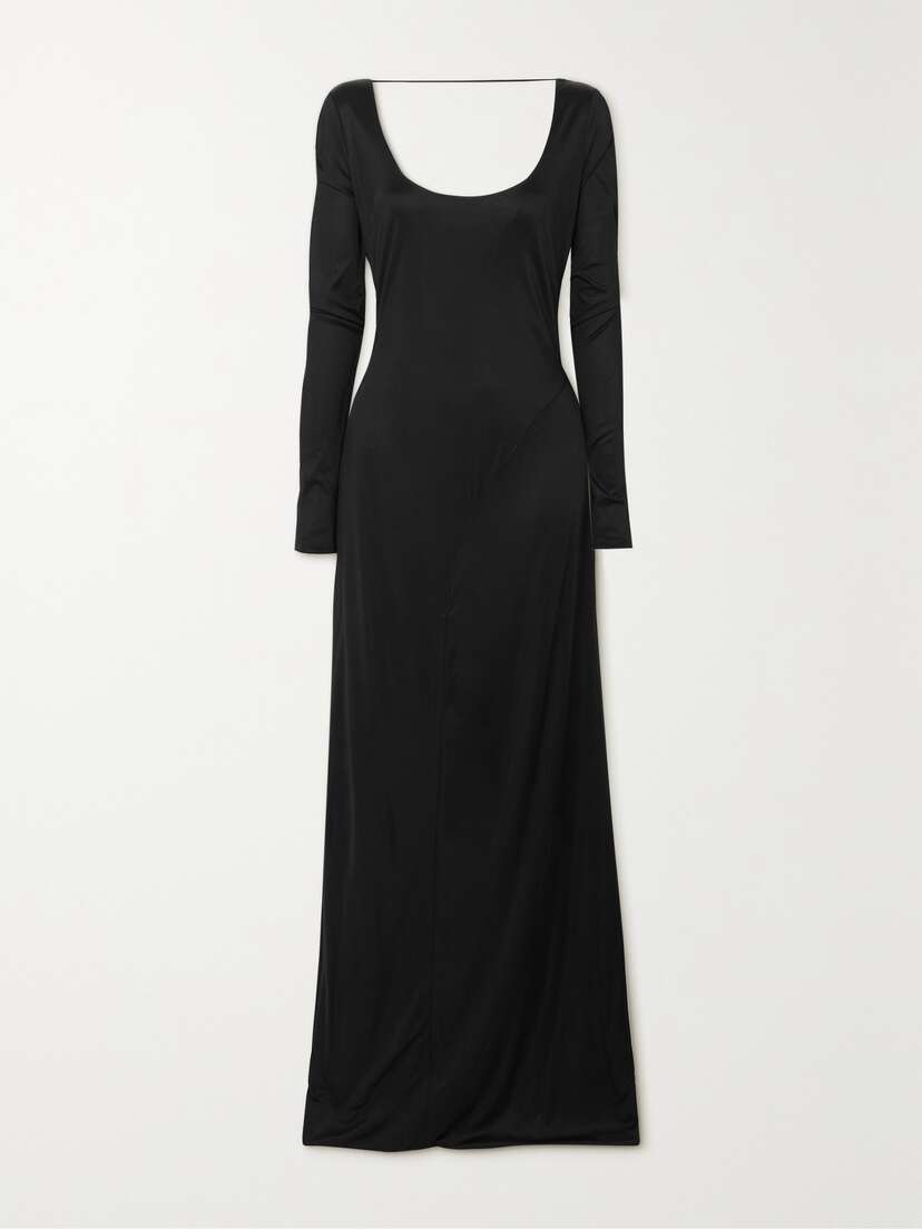 Tom Ford Open-back Jersey Maxi Dress