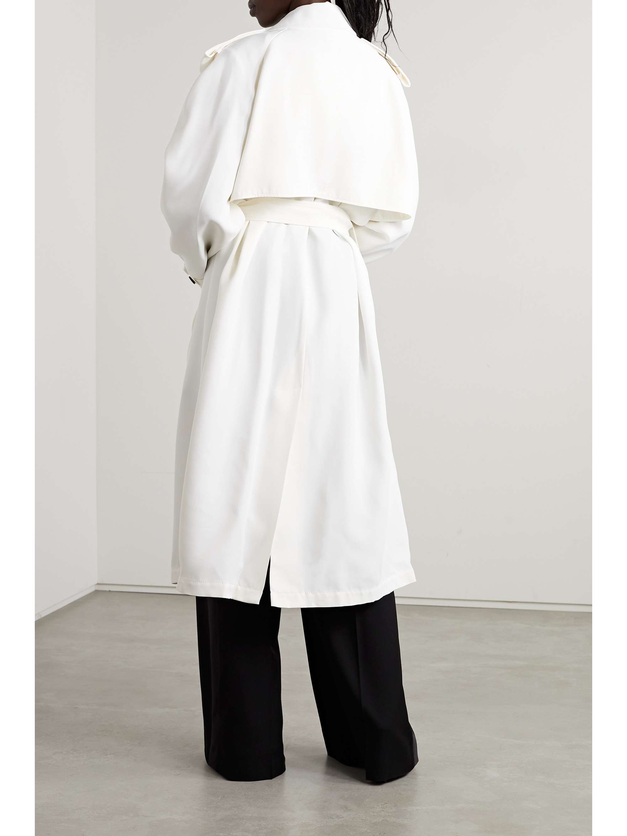 TOM FORD Belted double-breasted twill trench coat