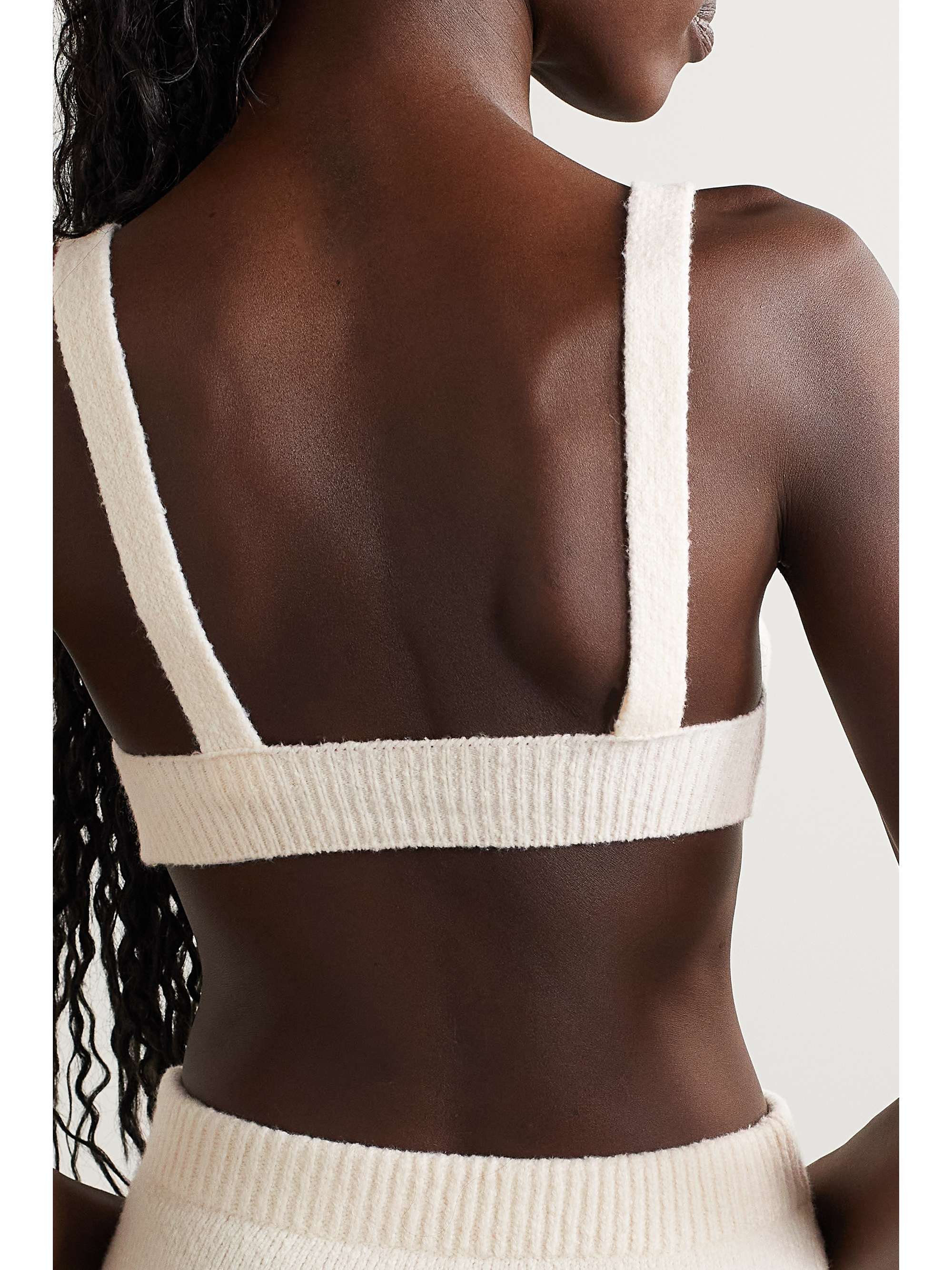 TOM FORD Ribbed cotton-blend bralette