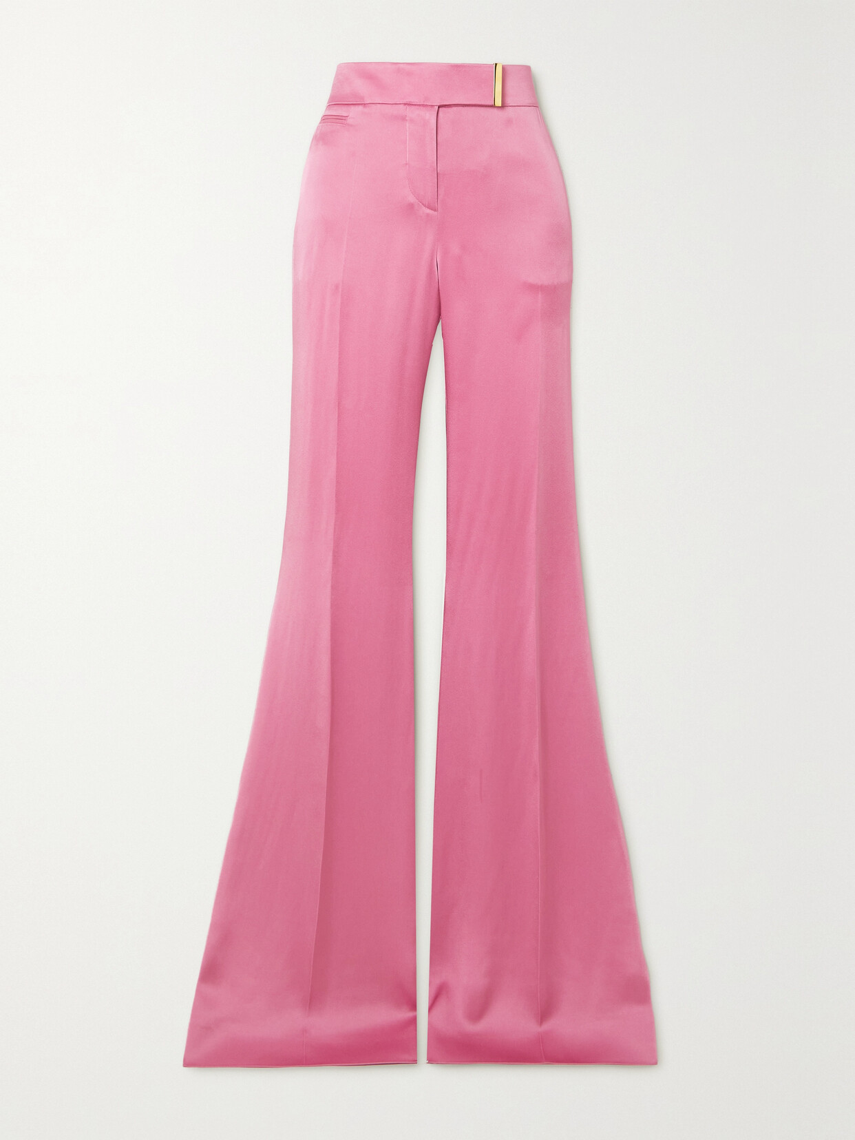 TOM FORD - Satin Wide-leg Pants - Pink