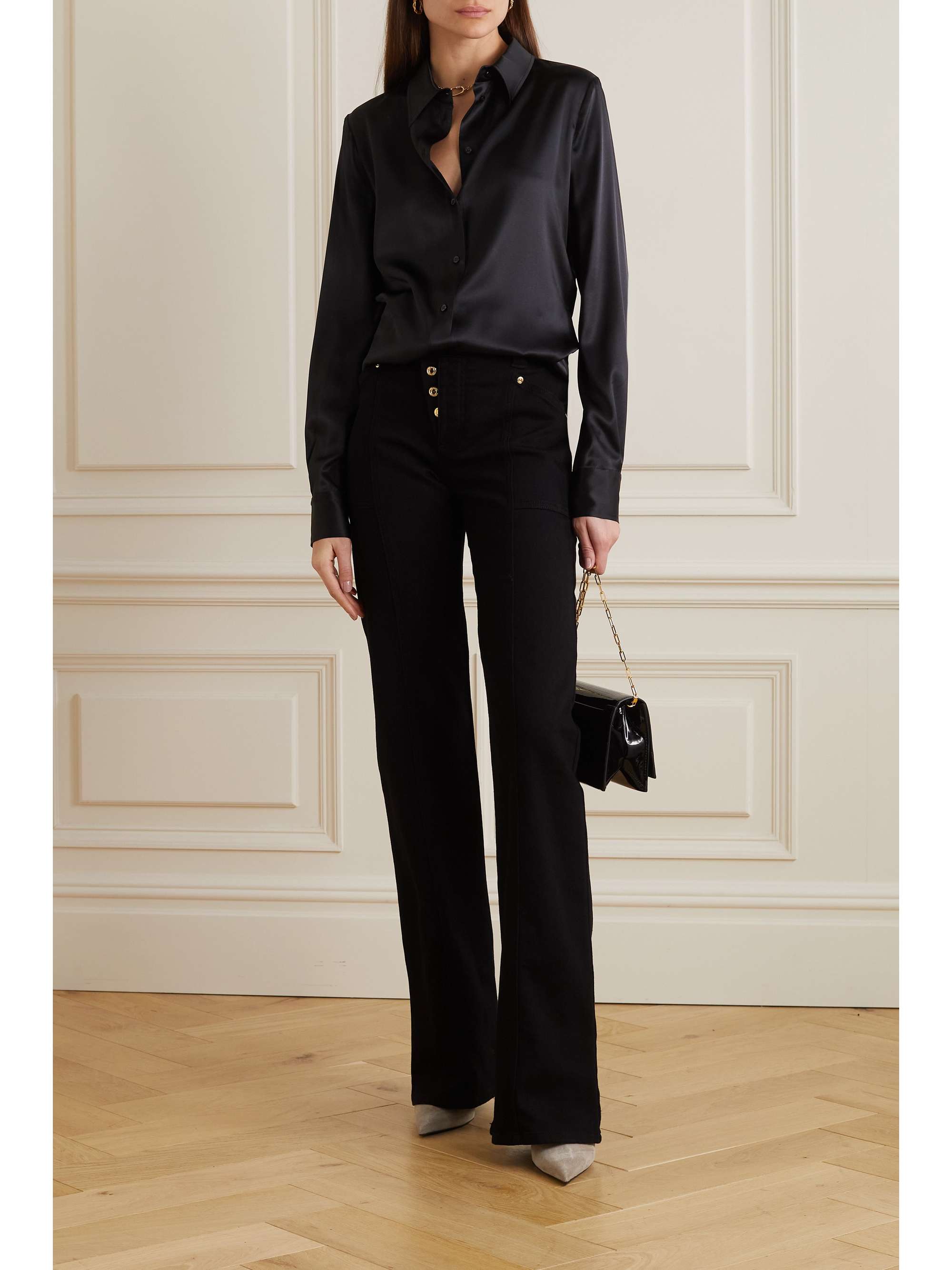 TOM FORD 하이 라이즈 스트레이트 진