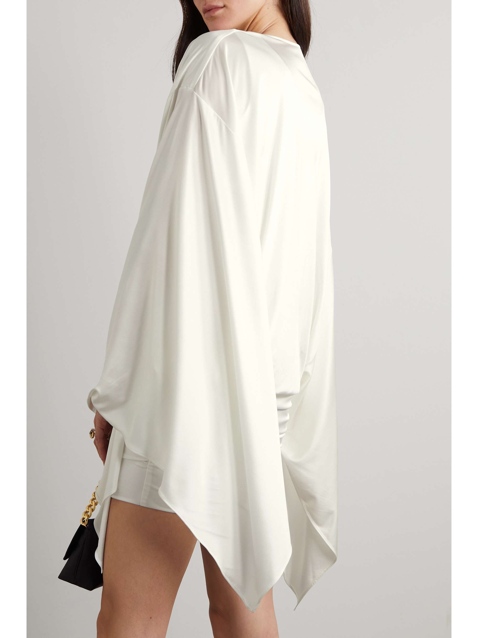 TOM FORD Draped ruched jersey mini dress