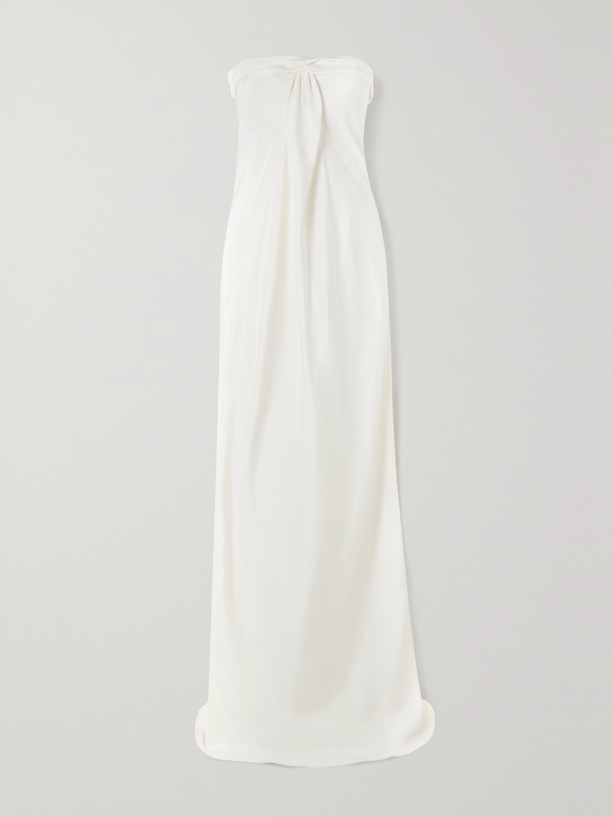 TOM FORD STRAPLESS SILK GOWN