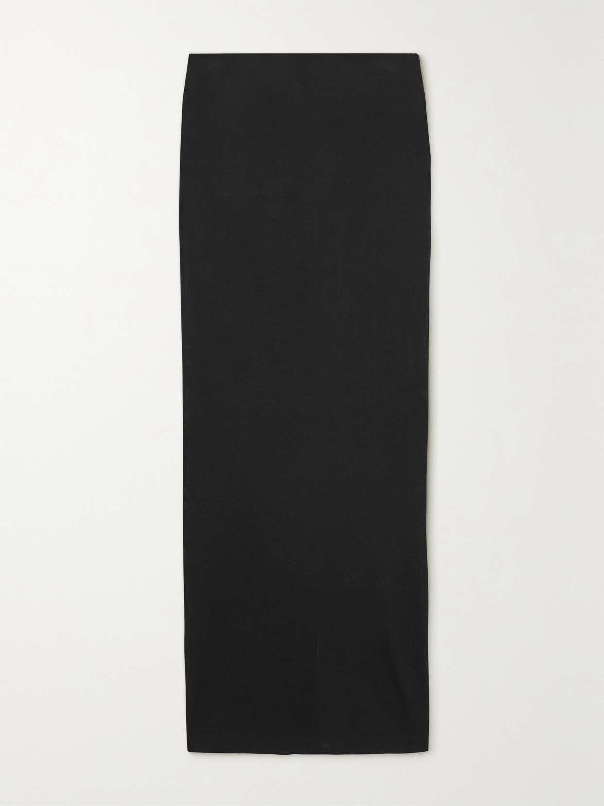 Shop Tom Ford Knitted Maxi Skirt In Black