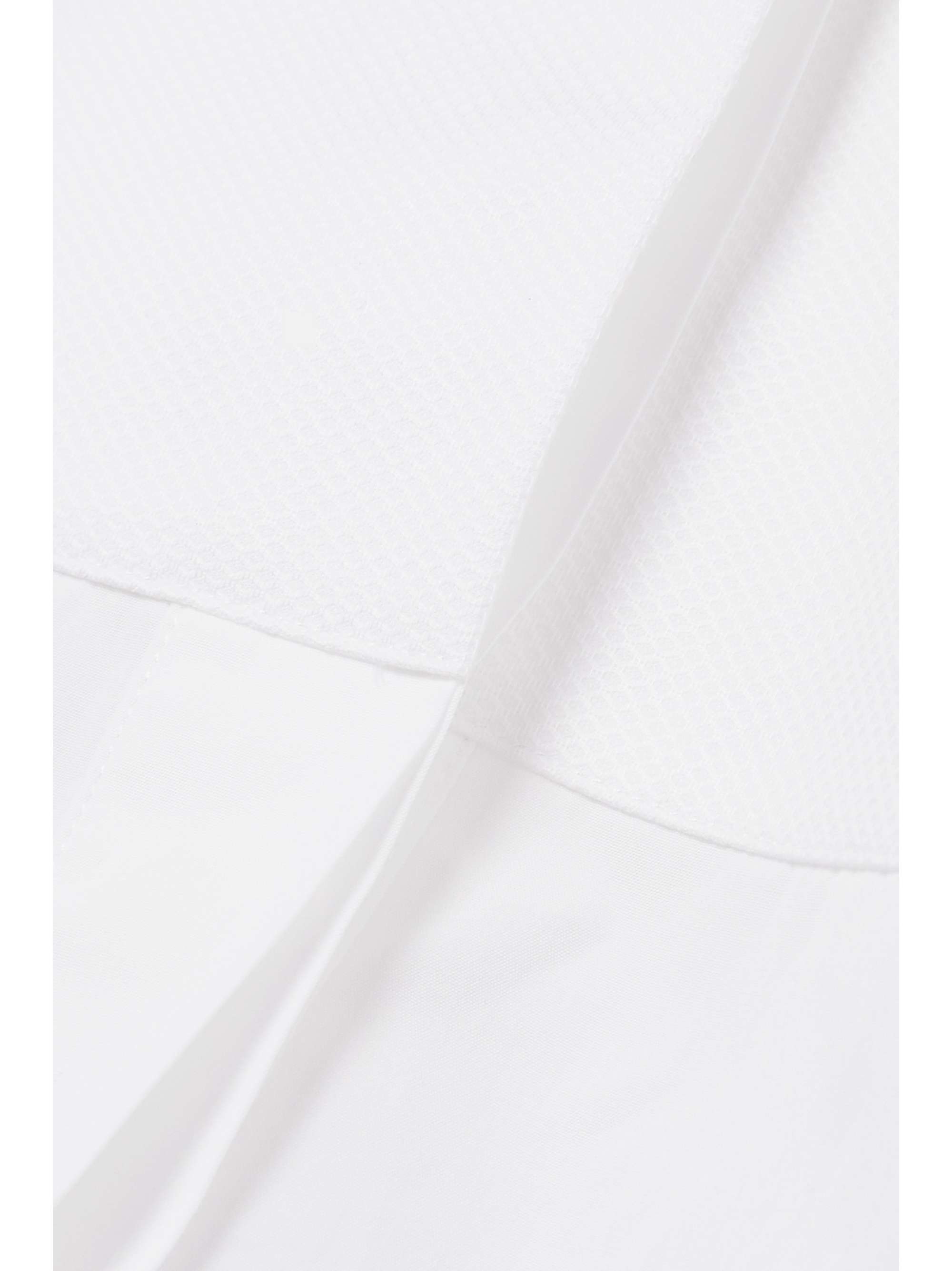 TOM FORD Cotton-jacquard trimmed poplin shirt