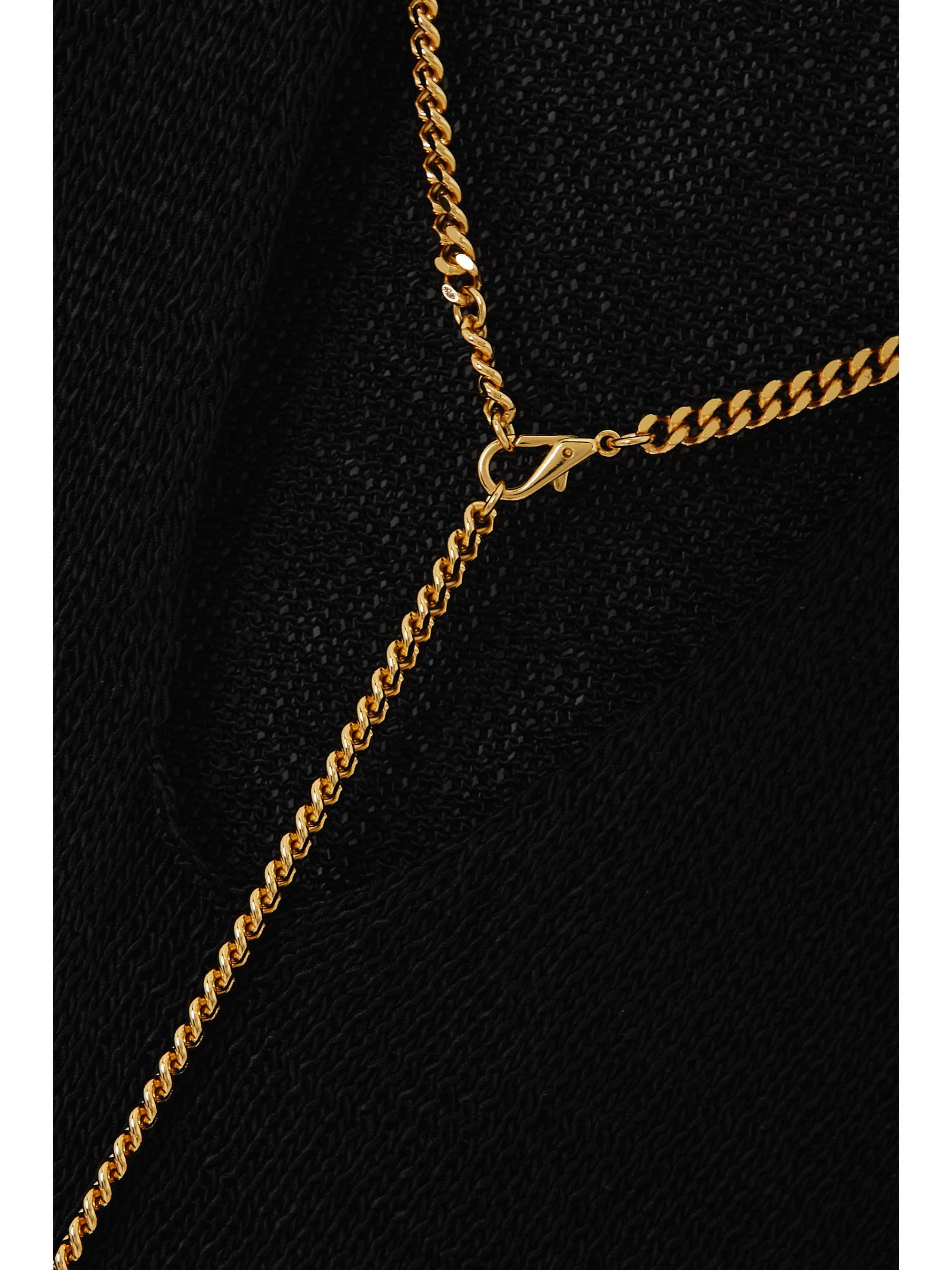TOM FORD Chain-embellished open-back knitted mini dress