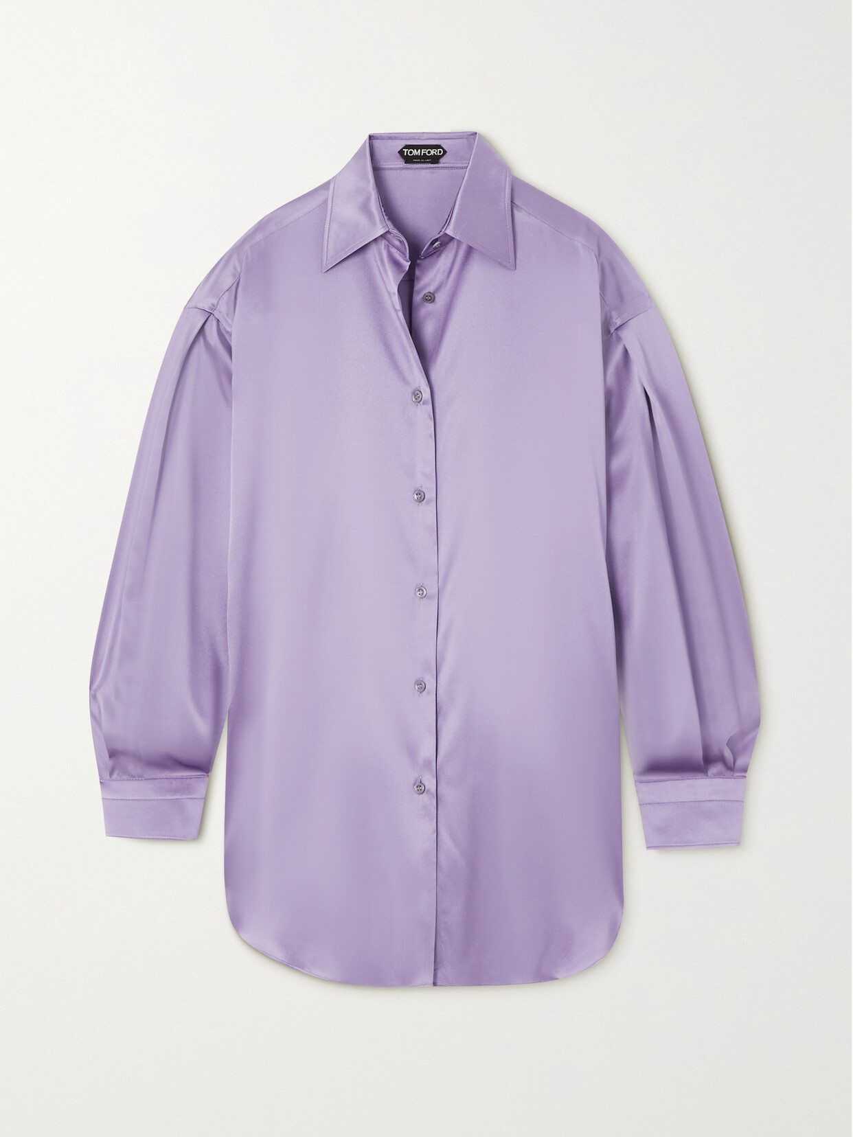 TOM FORD - Satin Shirt - Purple