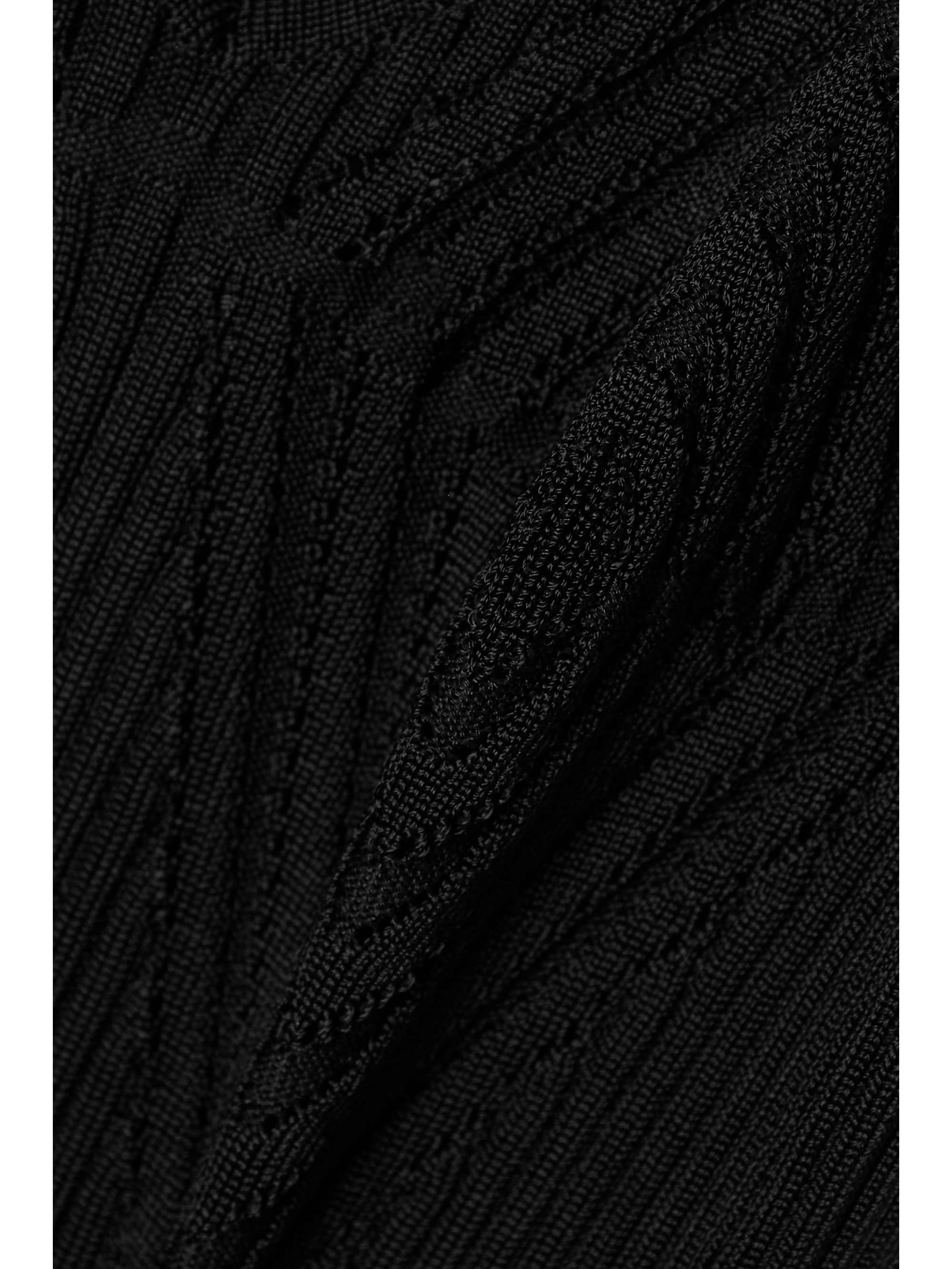 GIVENCHY Embellished ribbed-knit mini dress