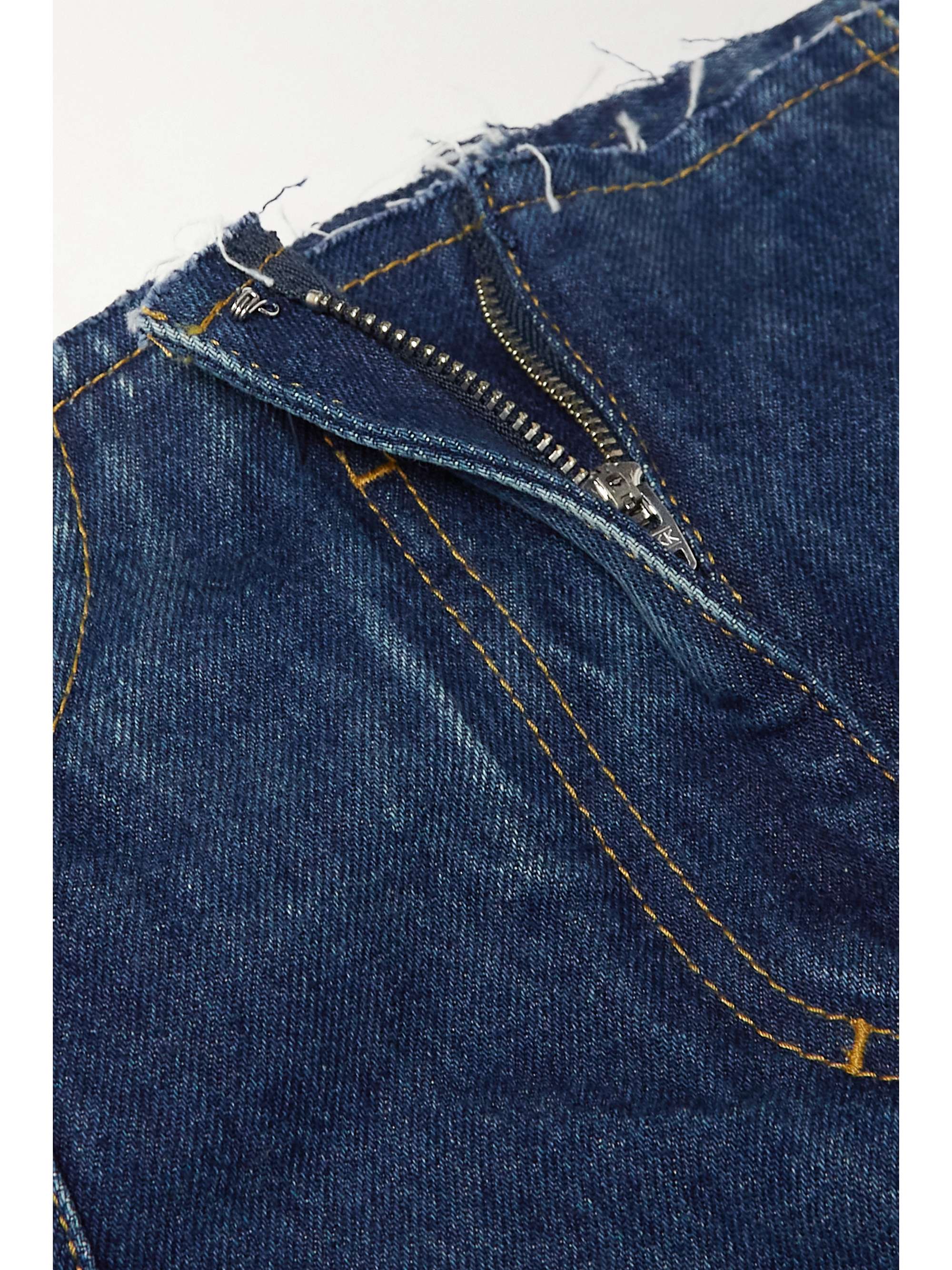 GIVENCHY Distressed mid-rise flared jeans