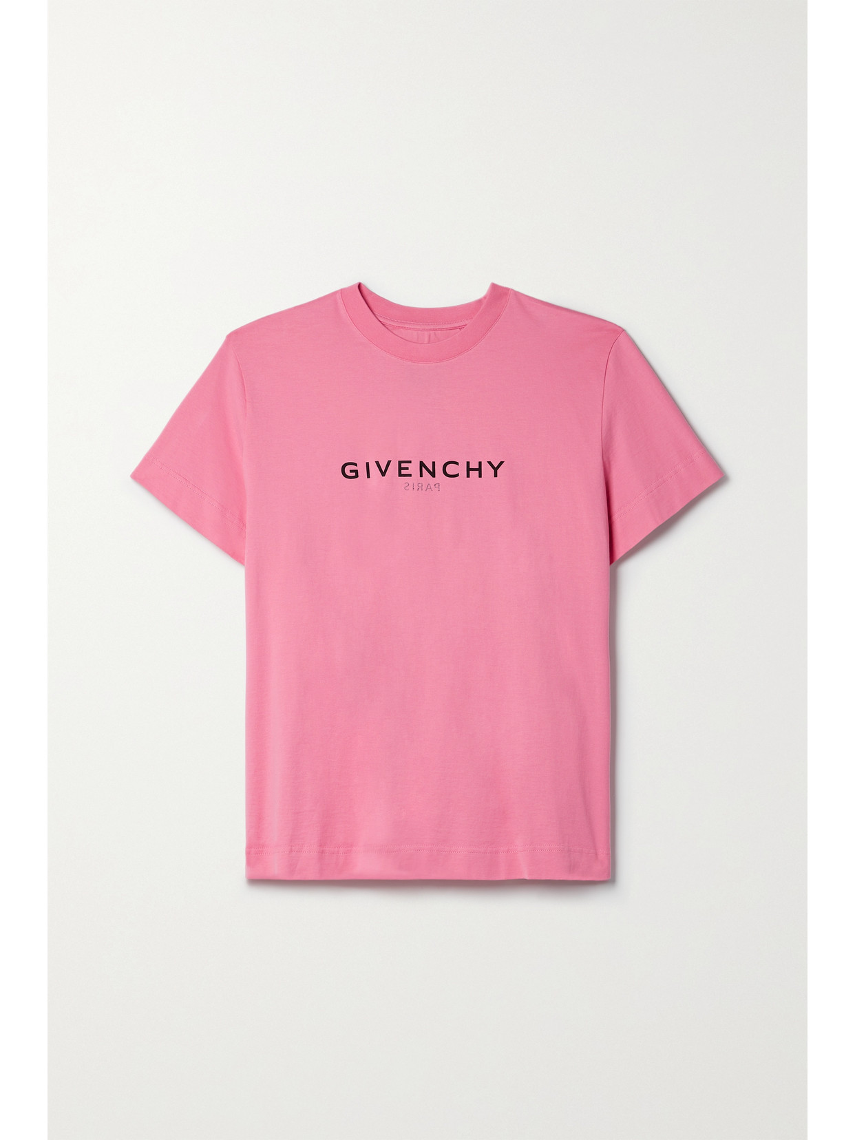 Givenchy - Printed Cotton-jersey T-shirt - Pink