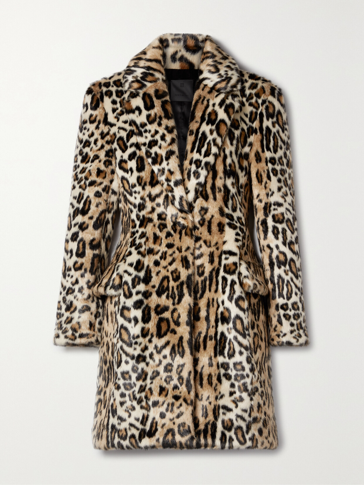 Givenchy Leopard-print Faux Fur Coat In Animal Print