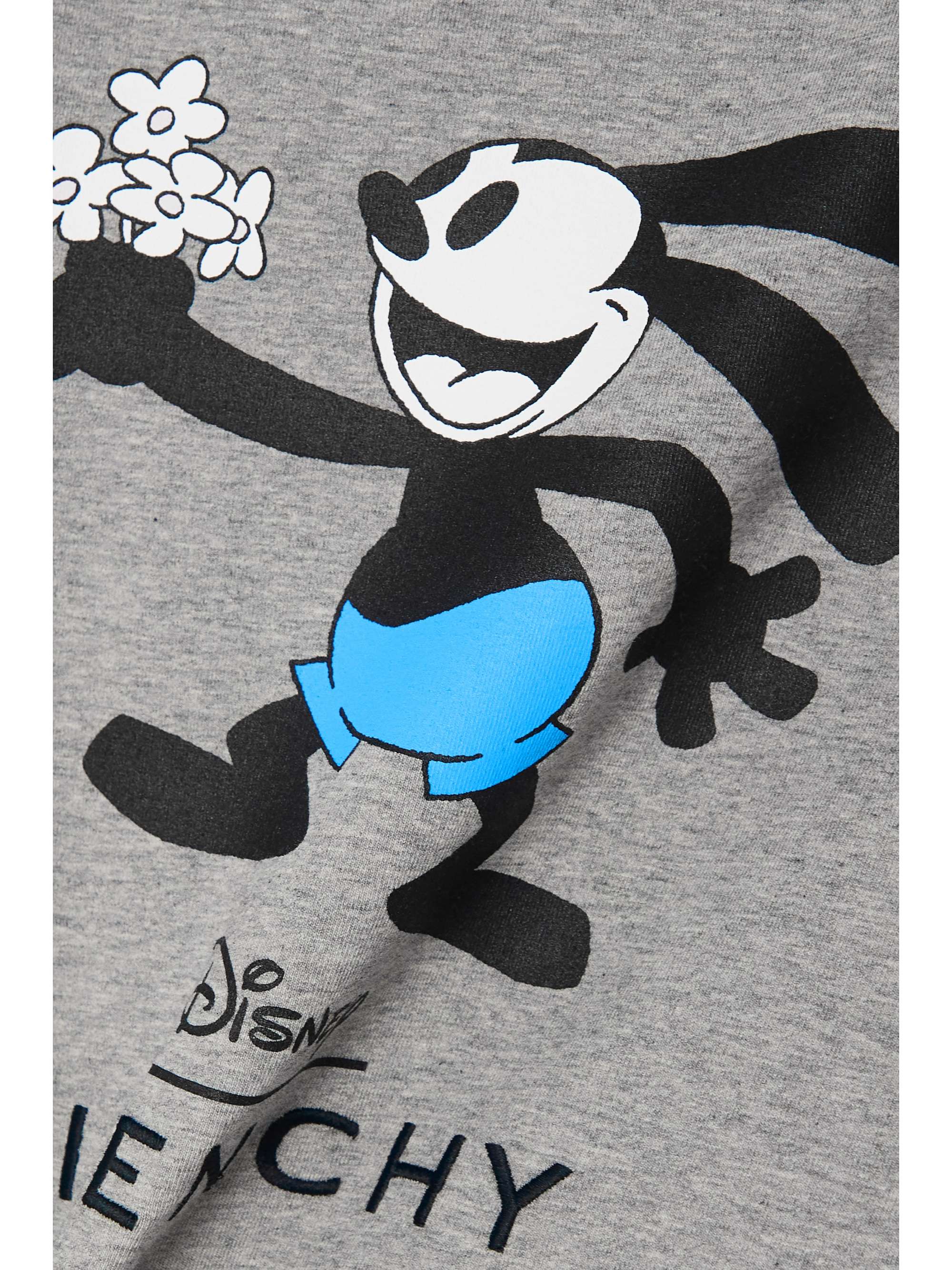 GIVENCHY T-shirt raccourci en jersey de coton stretch imprimé x Disney