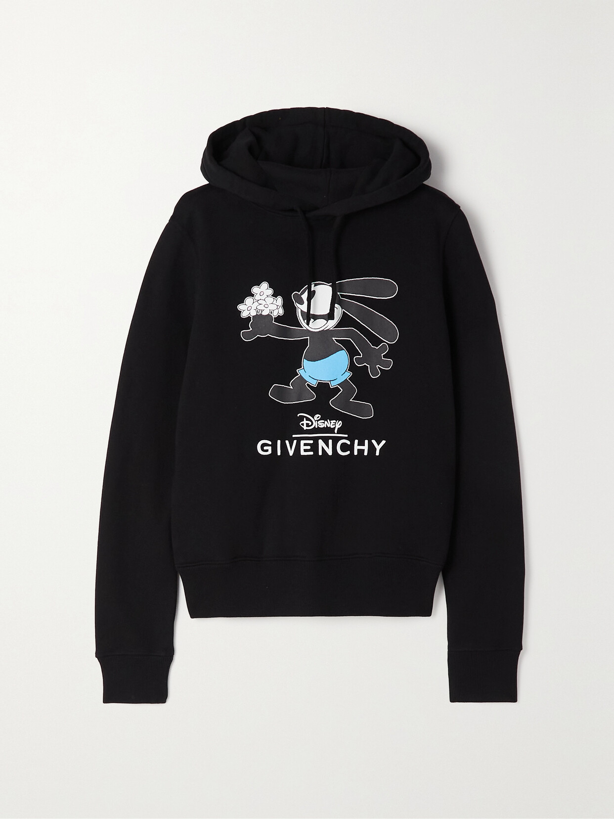 Givenchy - + Disney Printed Cotton-jersey Hoodie - Black