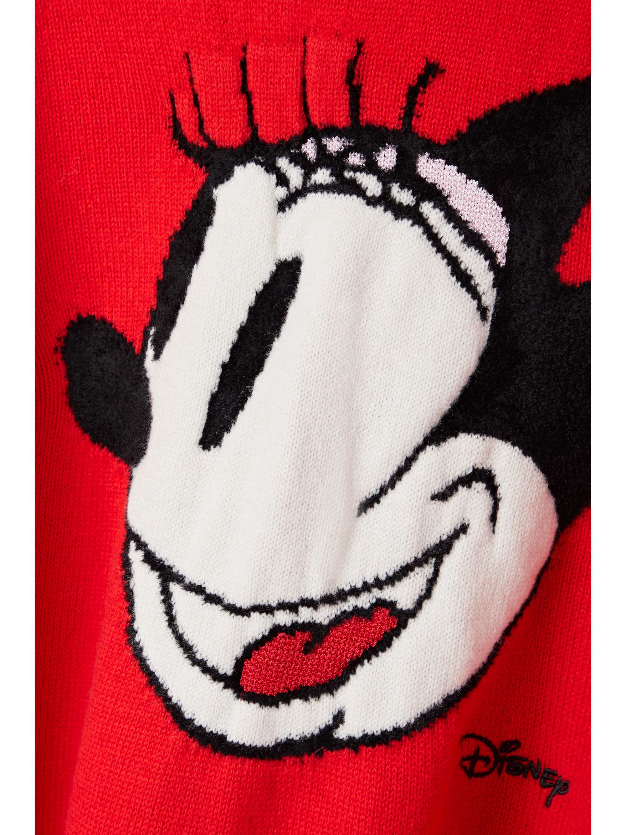 GIVENCHY Pull oversize en laine et cachemire mélangés jacquard x Disney