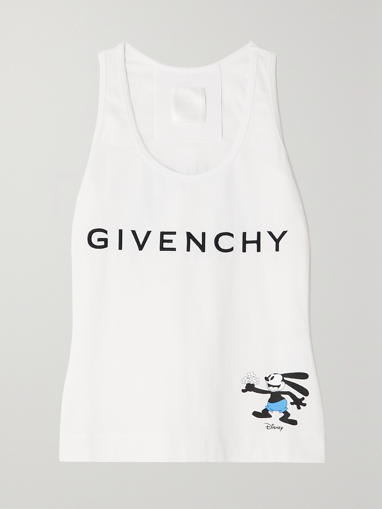 Givenchy - + Disney Printed Stretch-cotton Jersey Tank - White