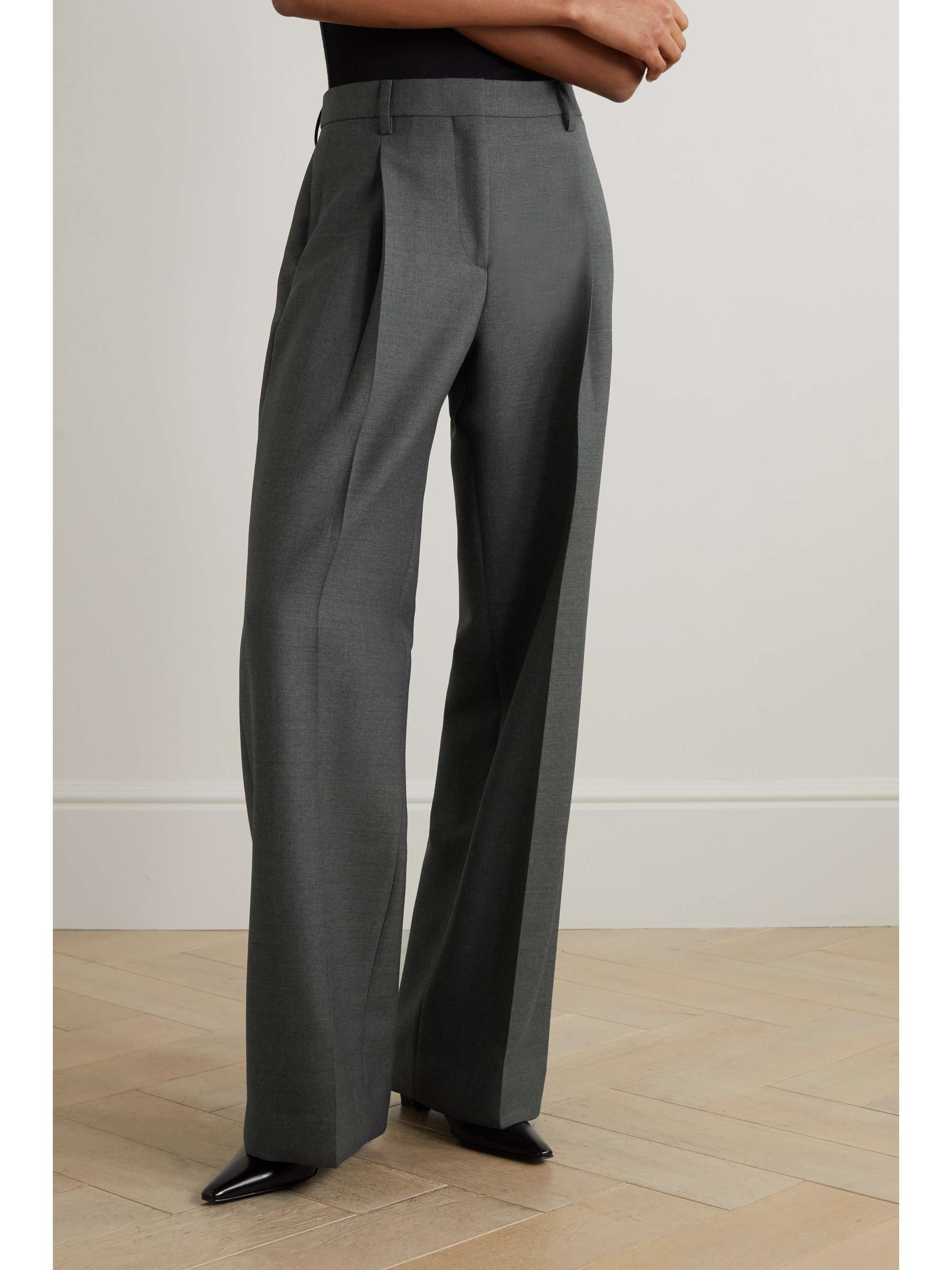 BURBERRY Anny wool wide-leg pants