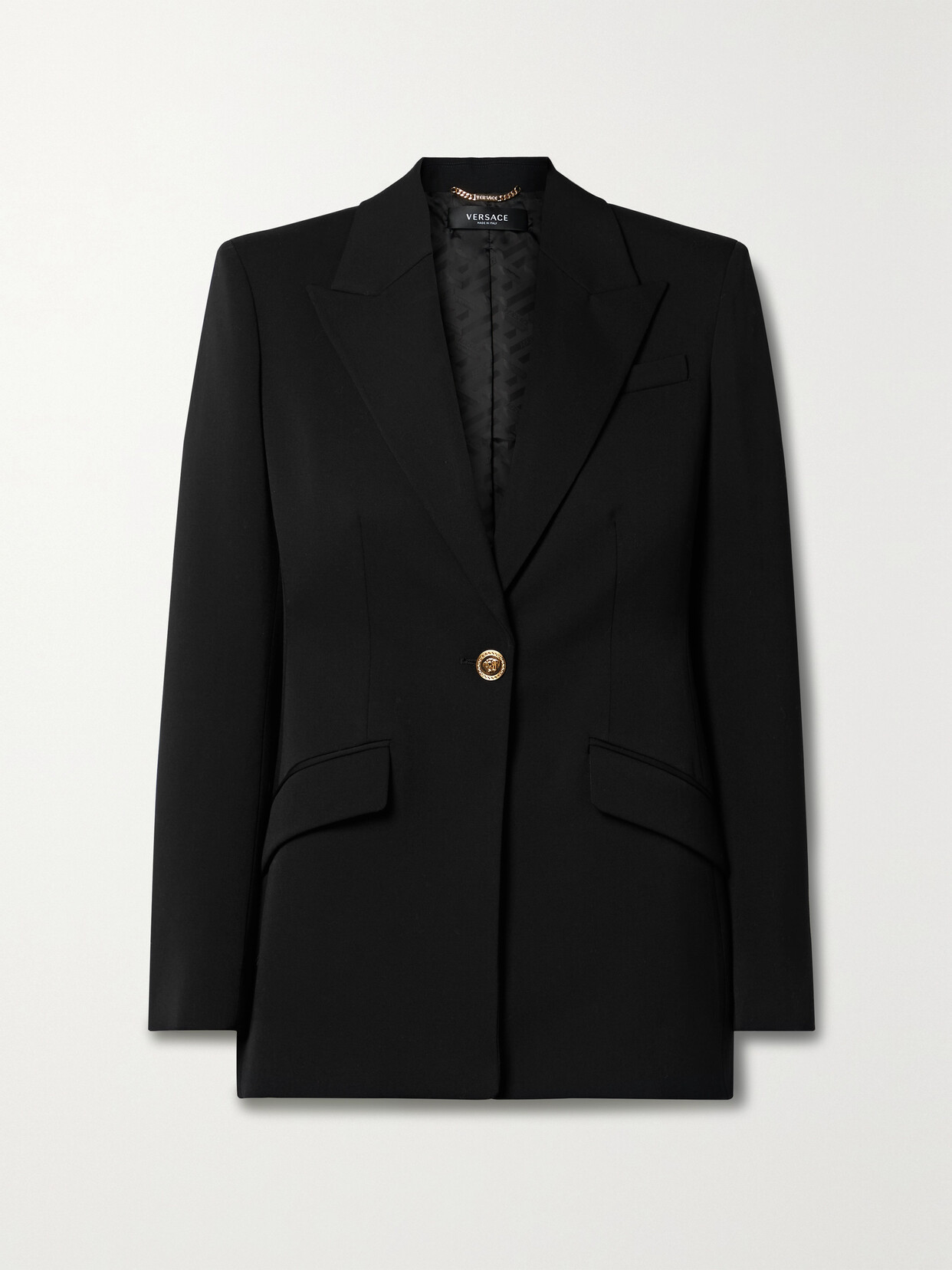 VERSACE WOOL-BLEND BLAZER