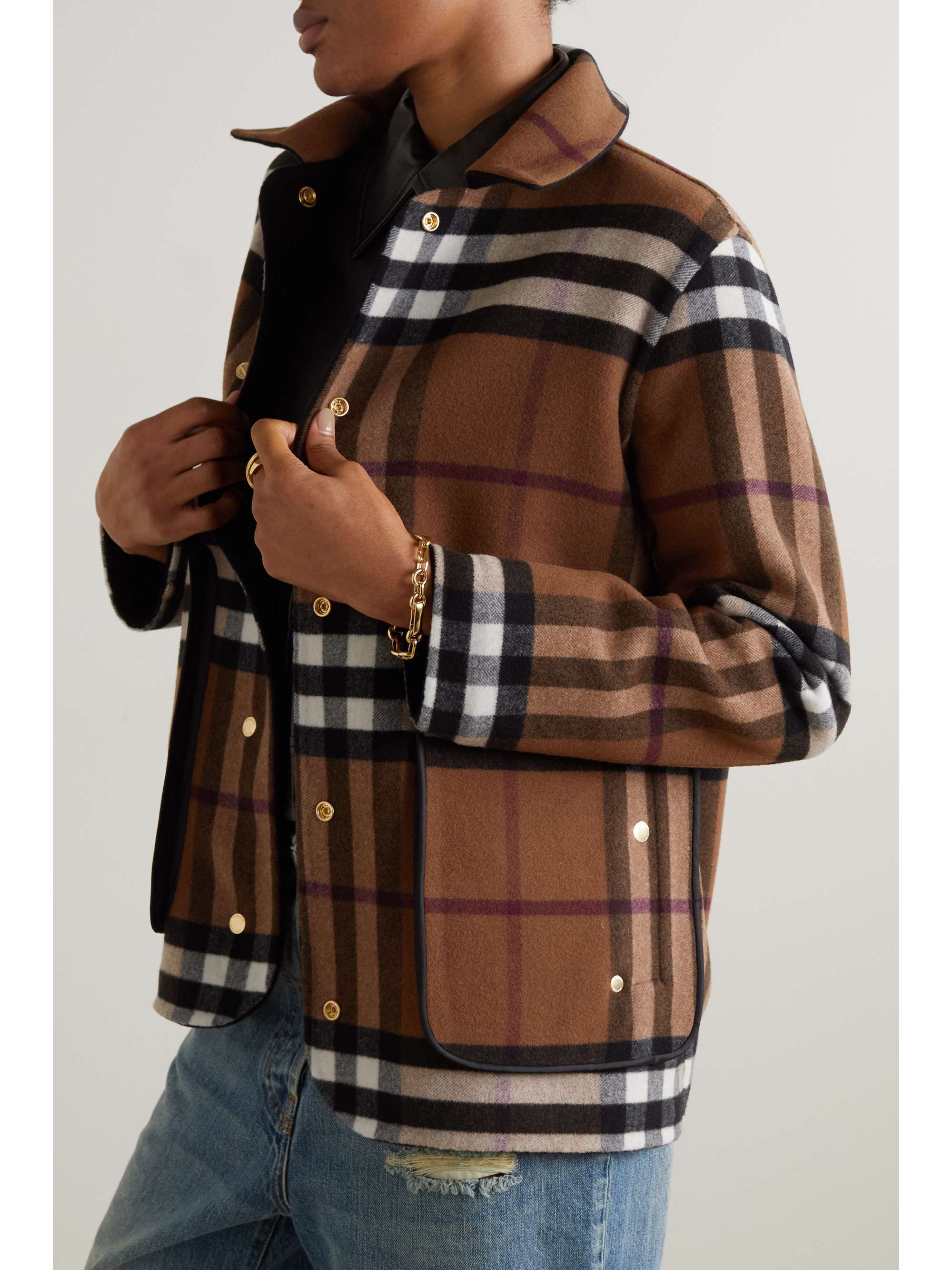 BURBERRY Reversible wool jacket