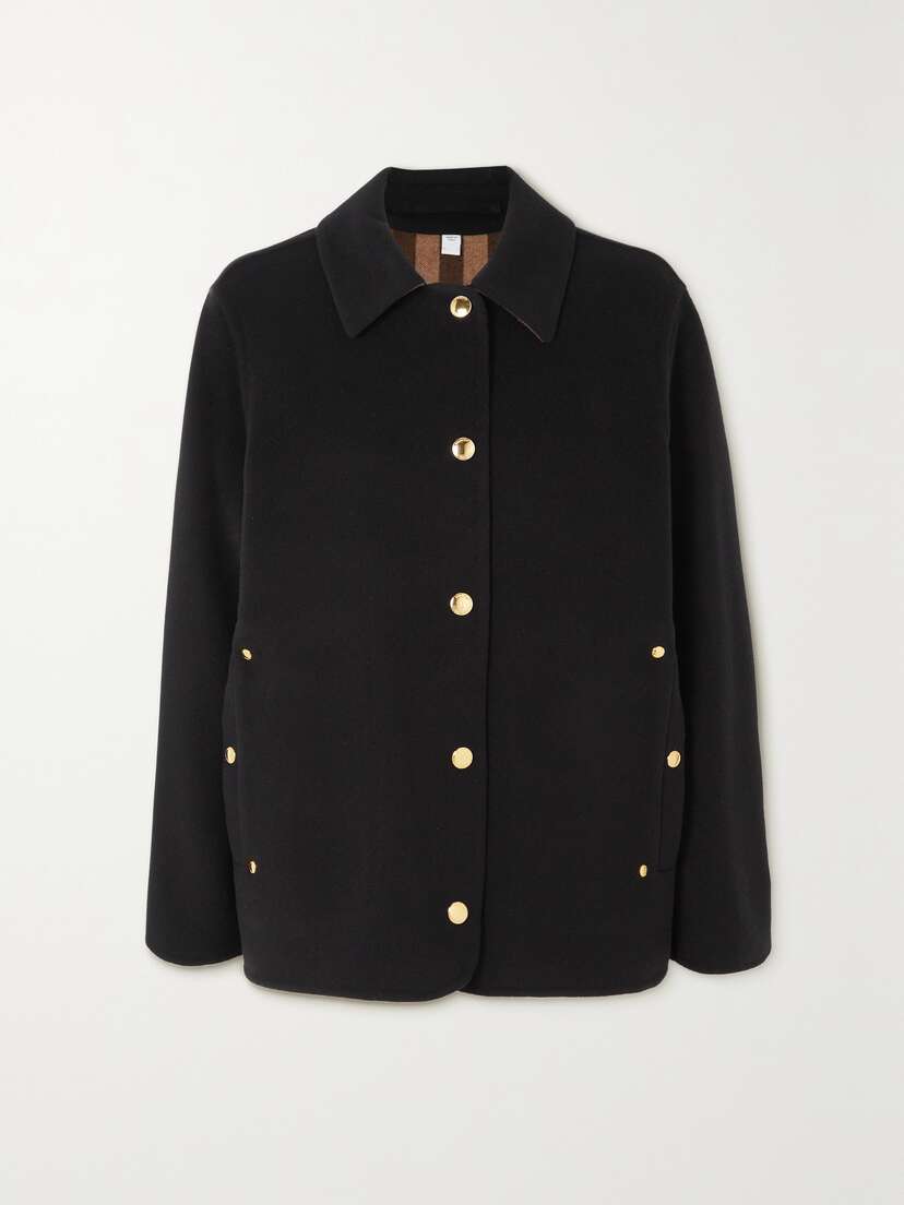 Burberry Reversible Wool Jacket -  - UK 18