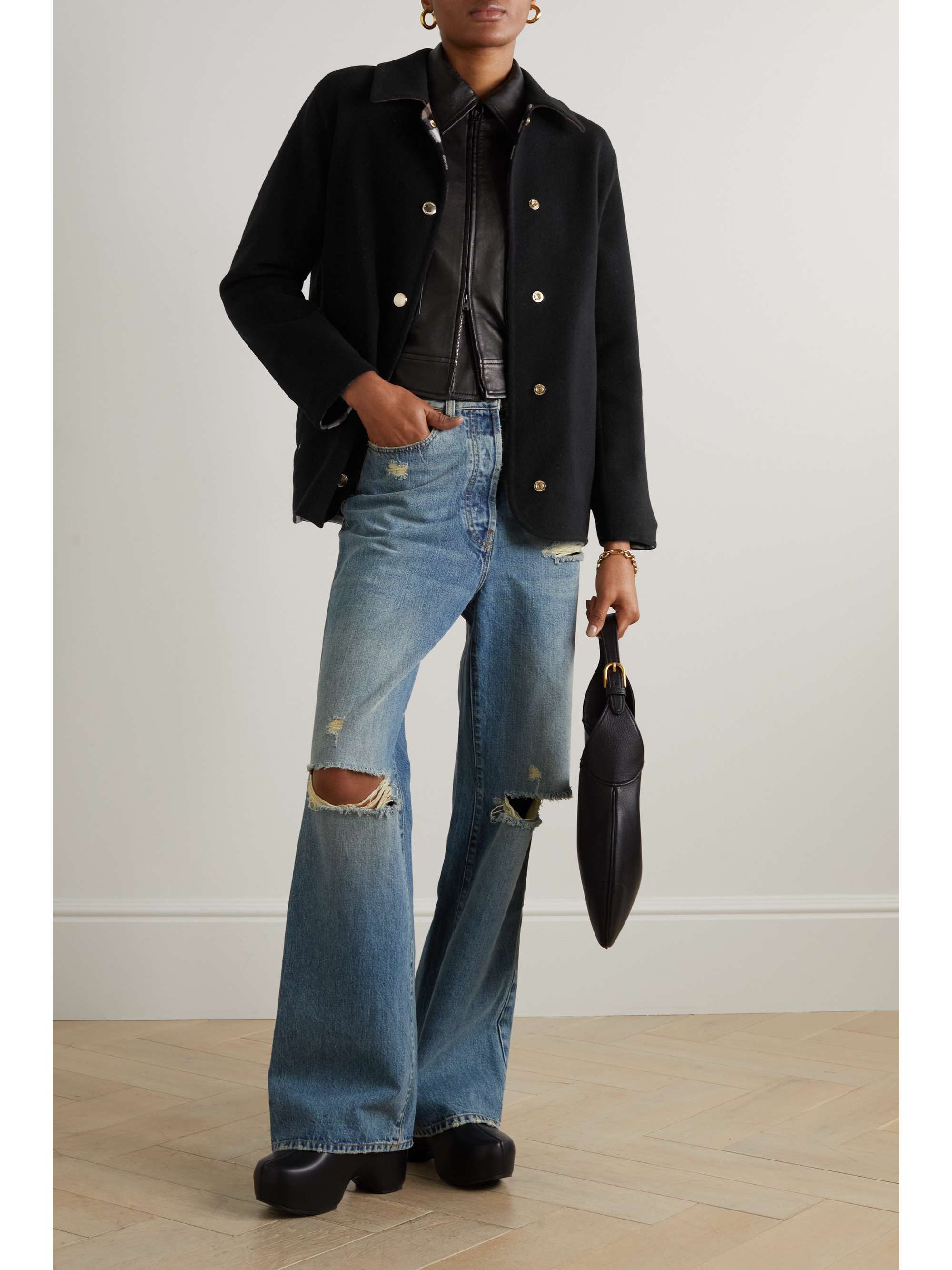 BURBERRY Reversible wool jacket